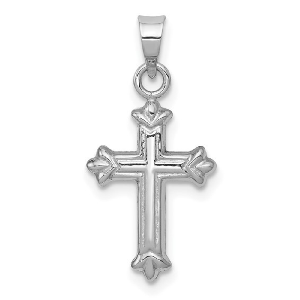 Fleur de Lis Cross Charm