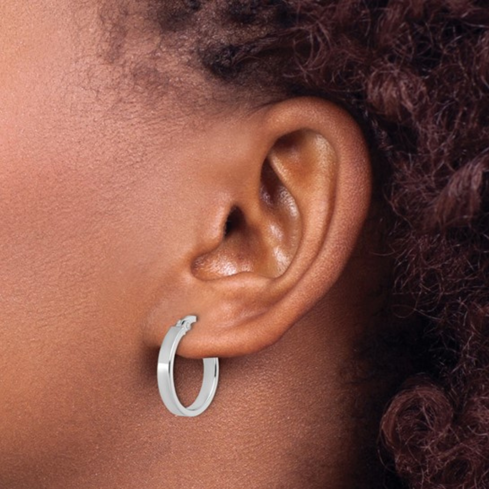 Polished Hoop Earrings