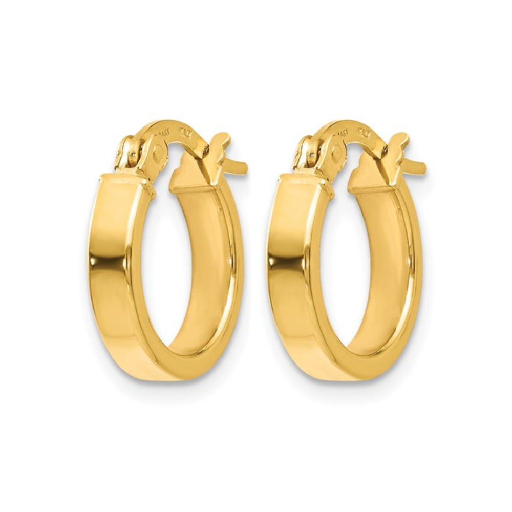 Polished Hoop Earrings