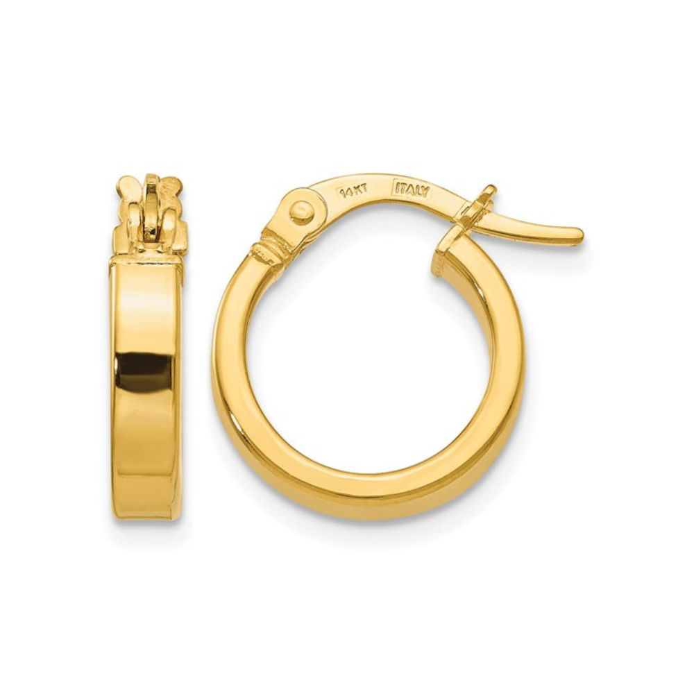 Polished Hoop Earrings