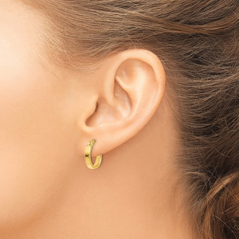 Polished Hoop Earrings