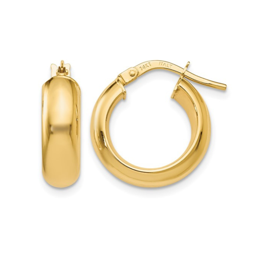 Polished Hoop Earrings