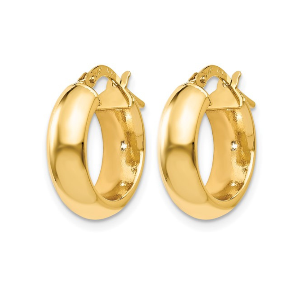 Polished Hoop Earrings