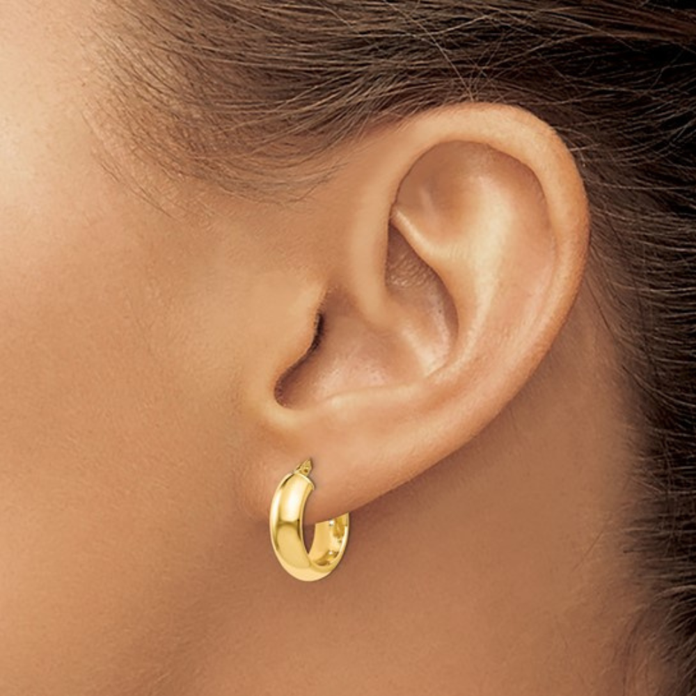Polished Hoop Earrings