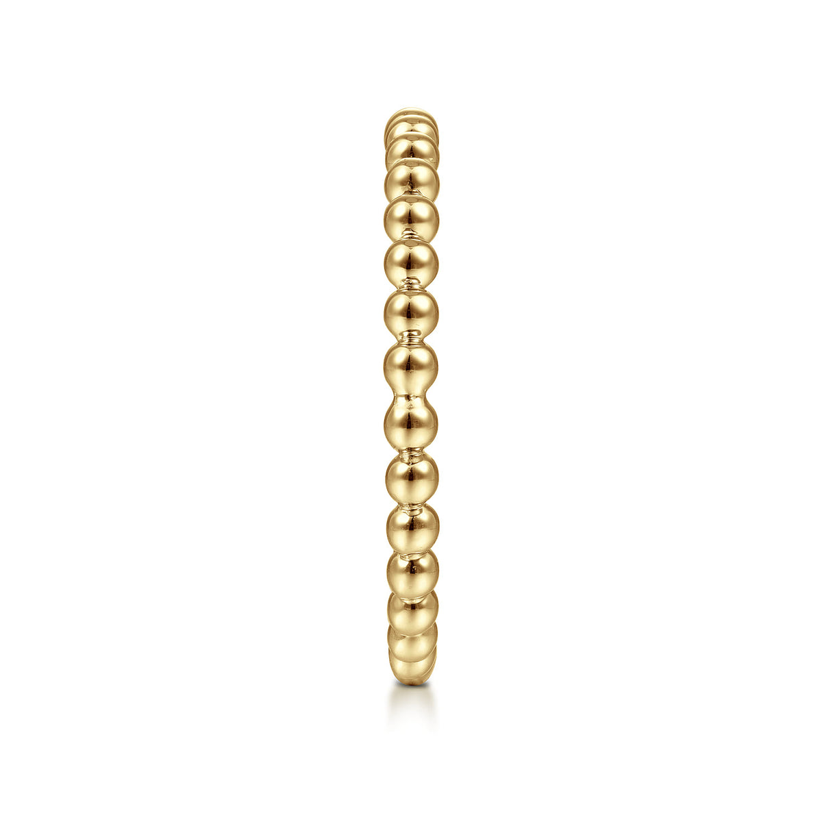 Gabriel & Co. Gold Beaded Stackable Bujukan Ring