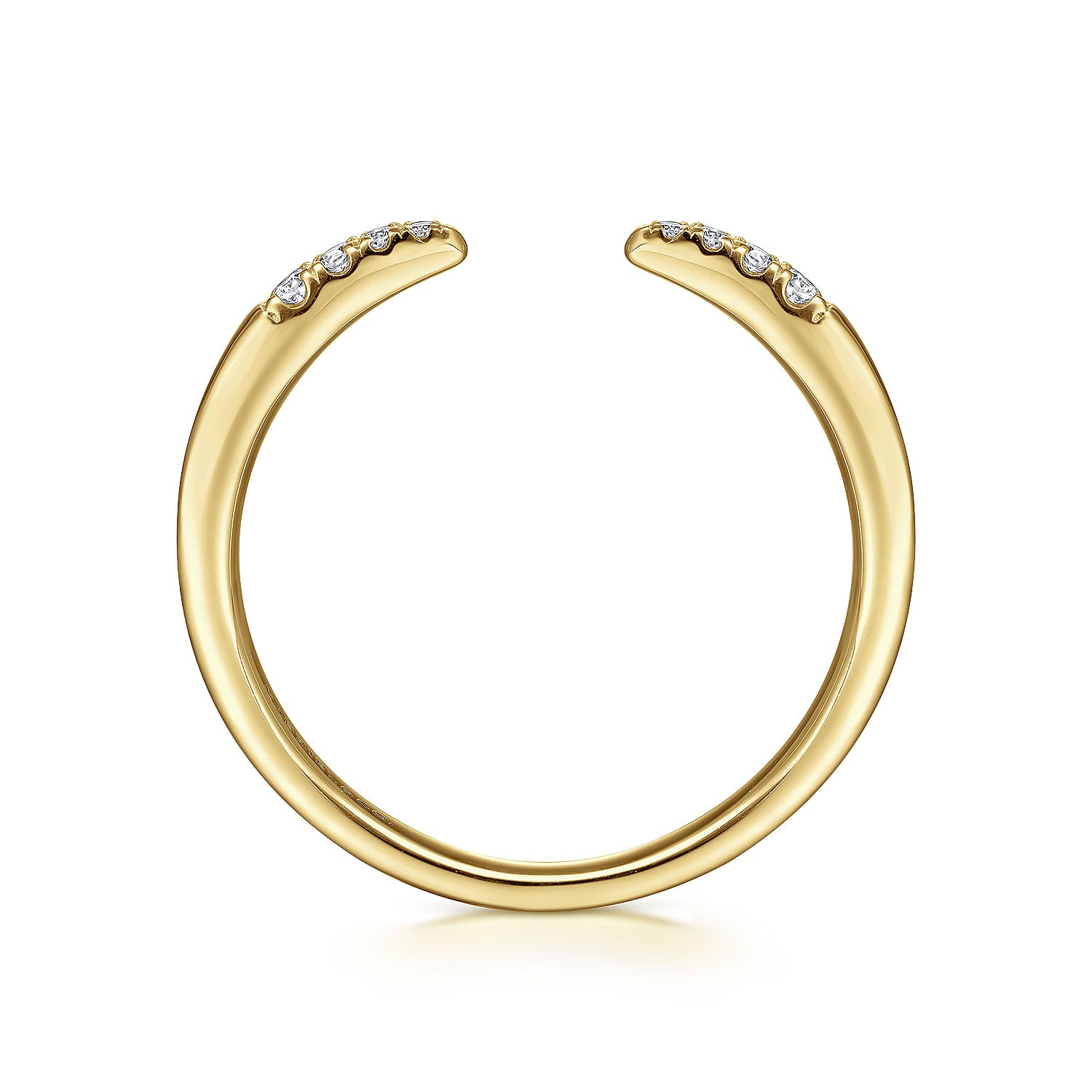 Gabriel & Co. Open Diamond Stackable Ring