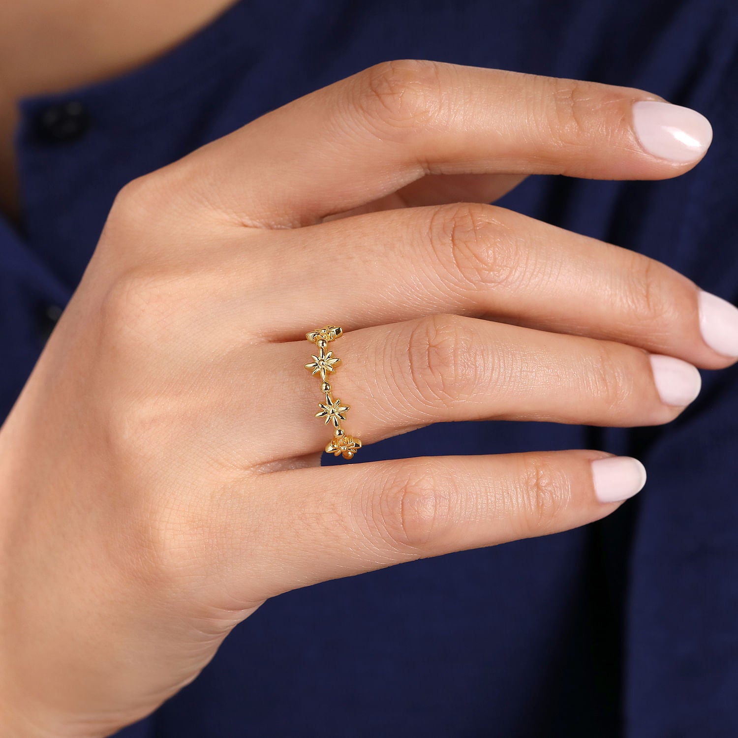 Gabriel & Co. Bujukan Dainty Floral Ring