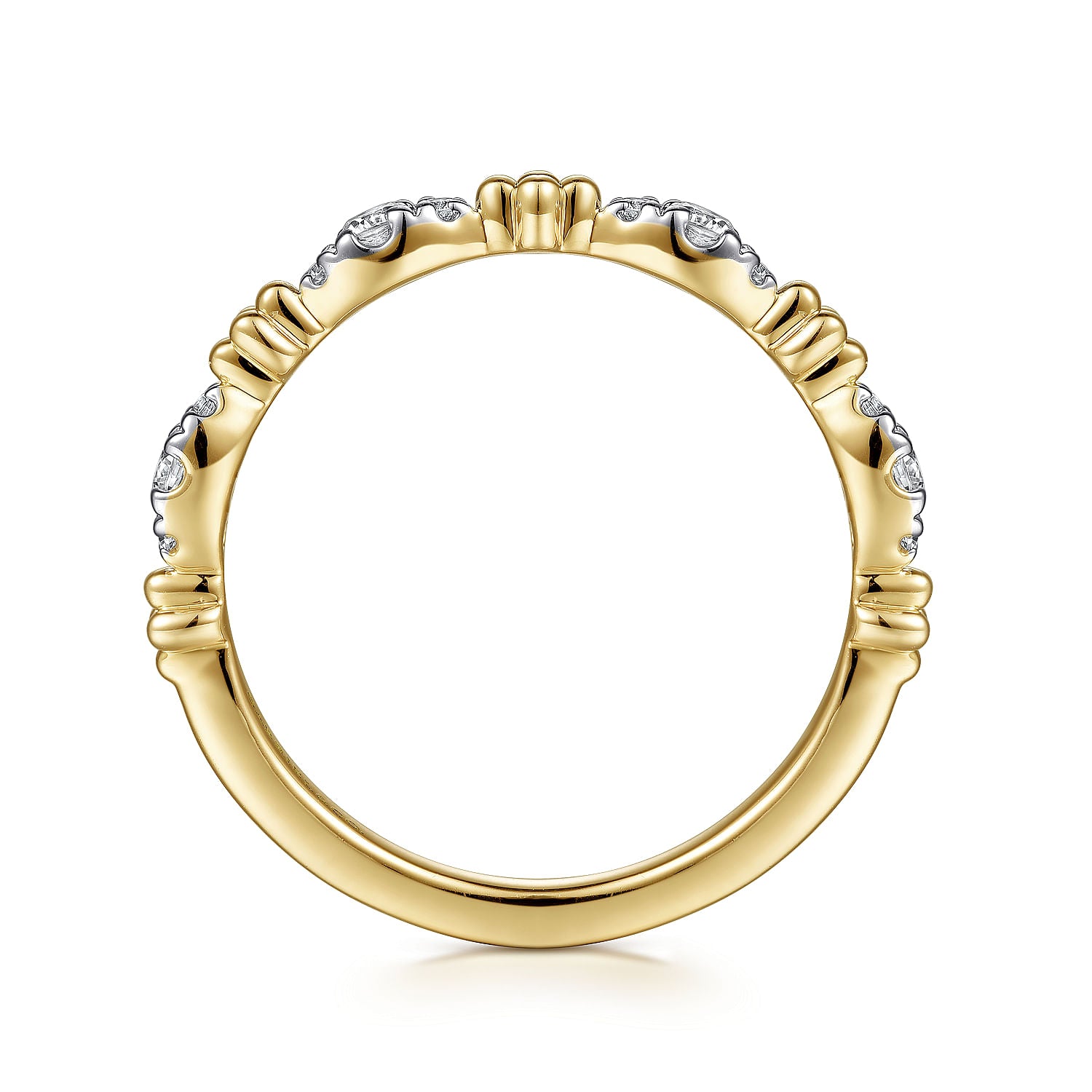 Gabriel &amp; Co. Bujukan Marquise Shape Diamond Band