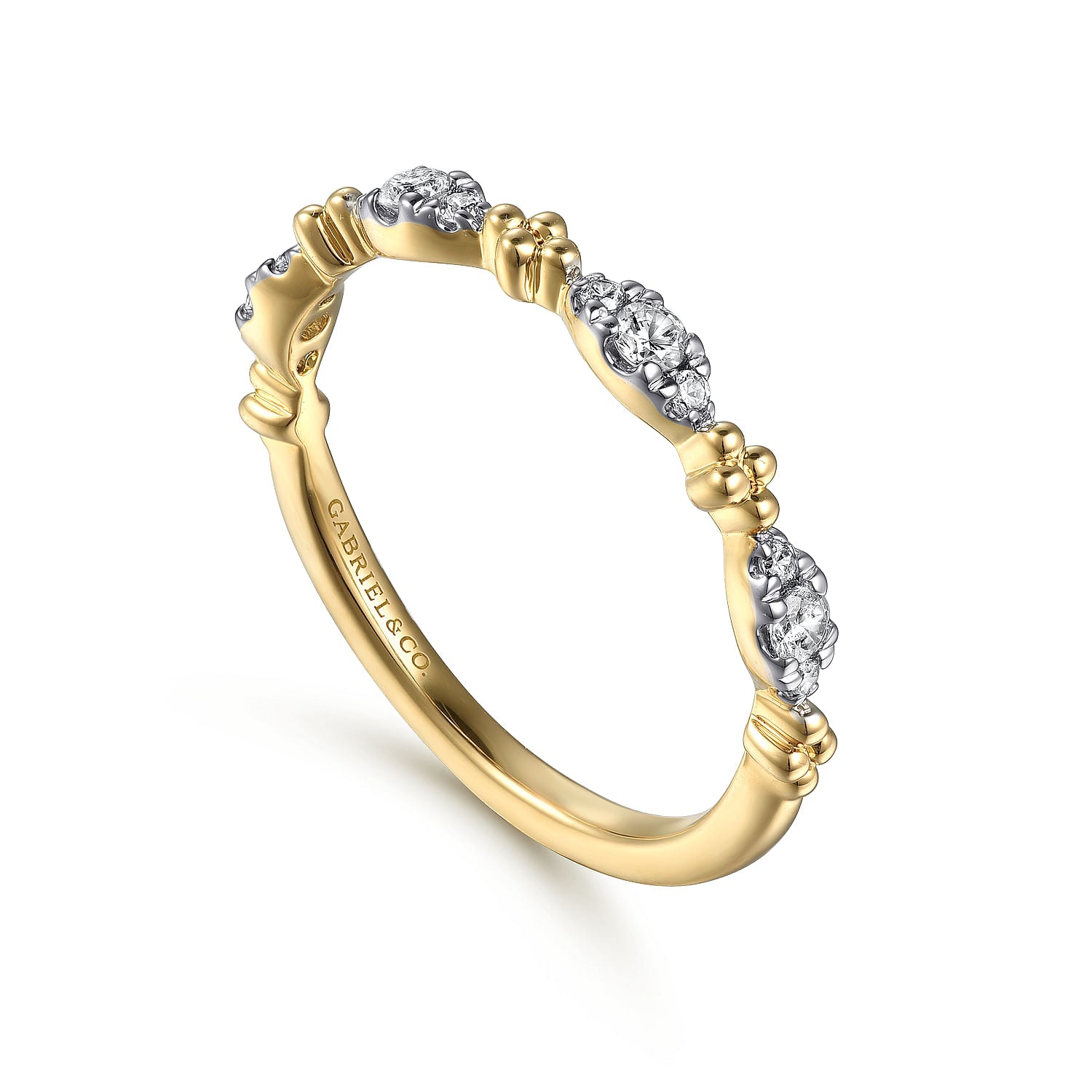 Gabriel &amp; Co. Bujukan Marquise Shape Diamond Band