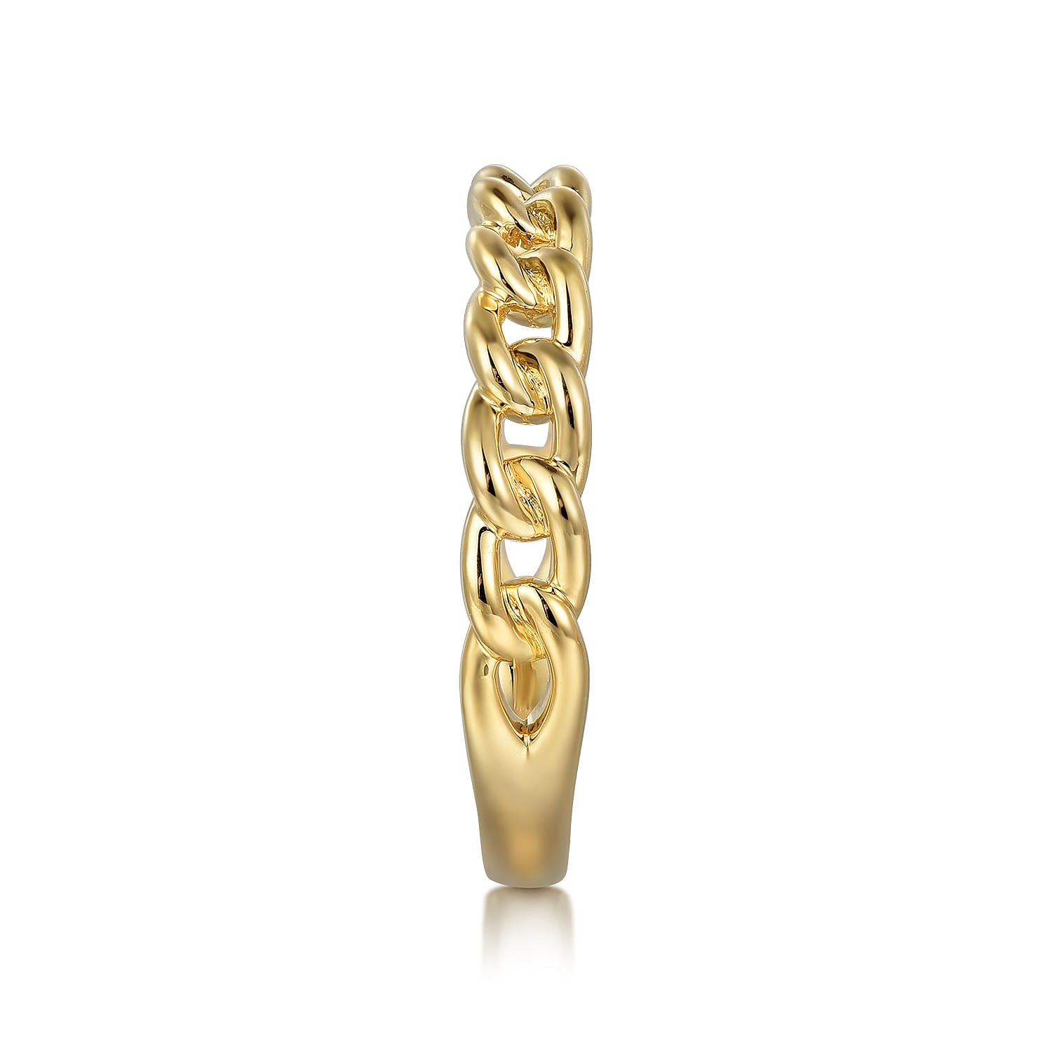 Gabriel & Co. Gold Link Stackable Ring