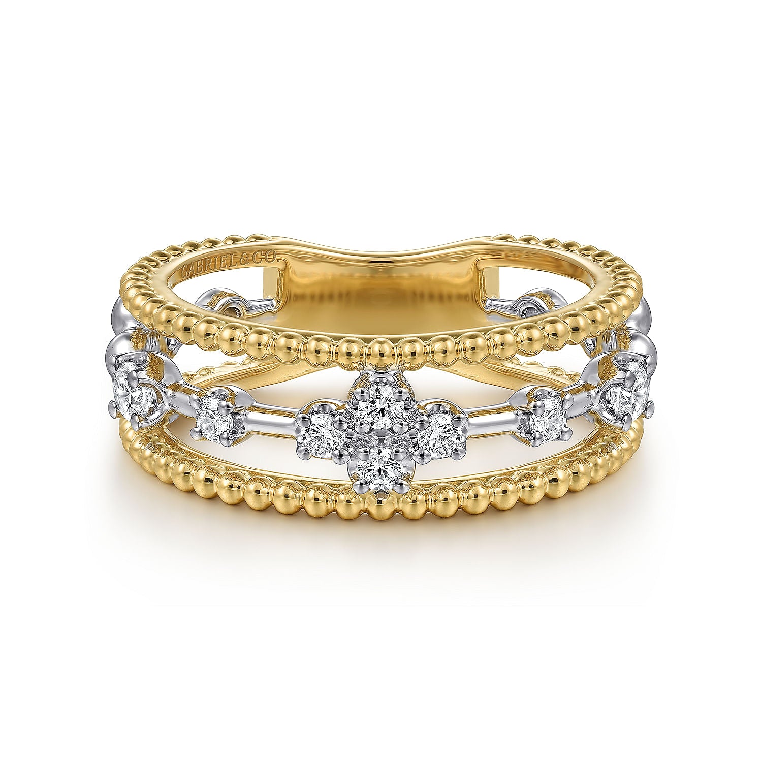 Gabriel & Co. Bujukan Diamond Easy Stackable Ring