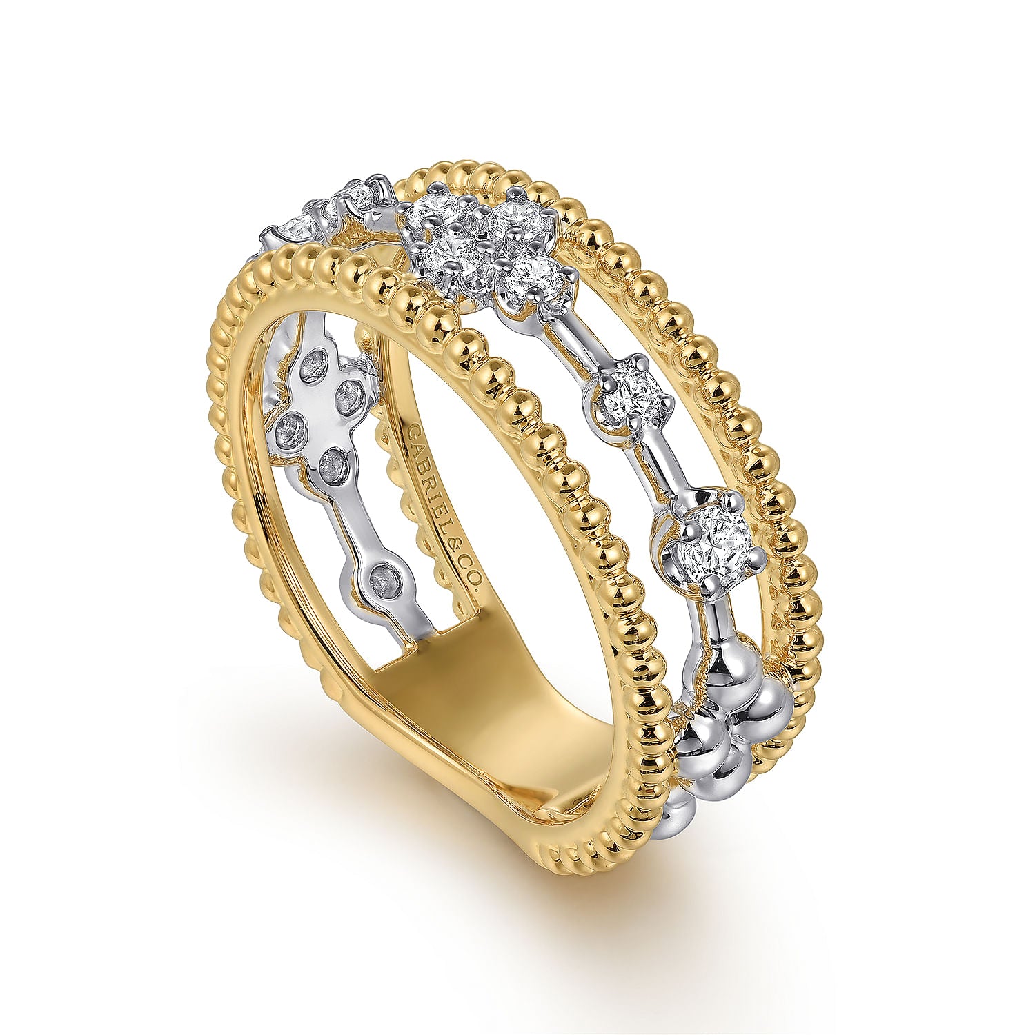 Gabriel & Co. Bujukan Diamond Easy Stackable Ring