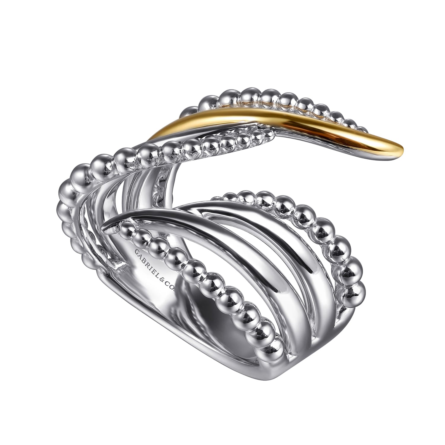 Gabriel & Co. Bujukan Multiple Row Bypass Ring