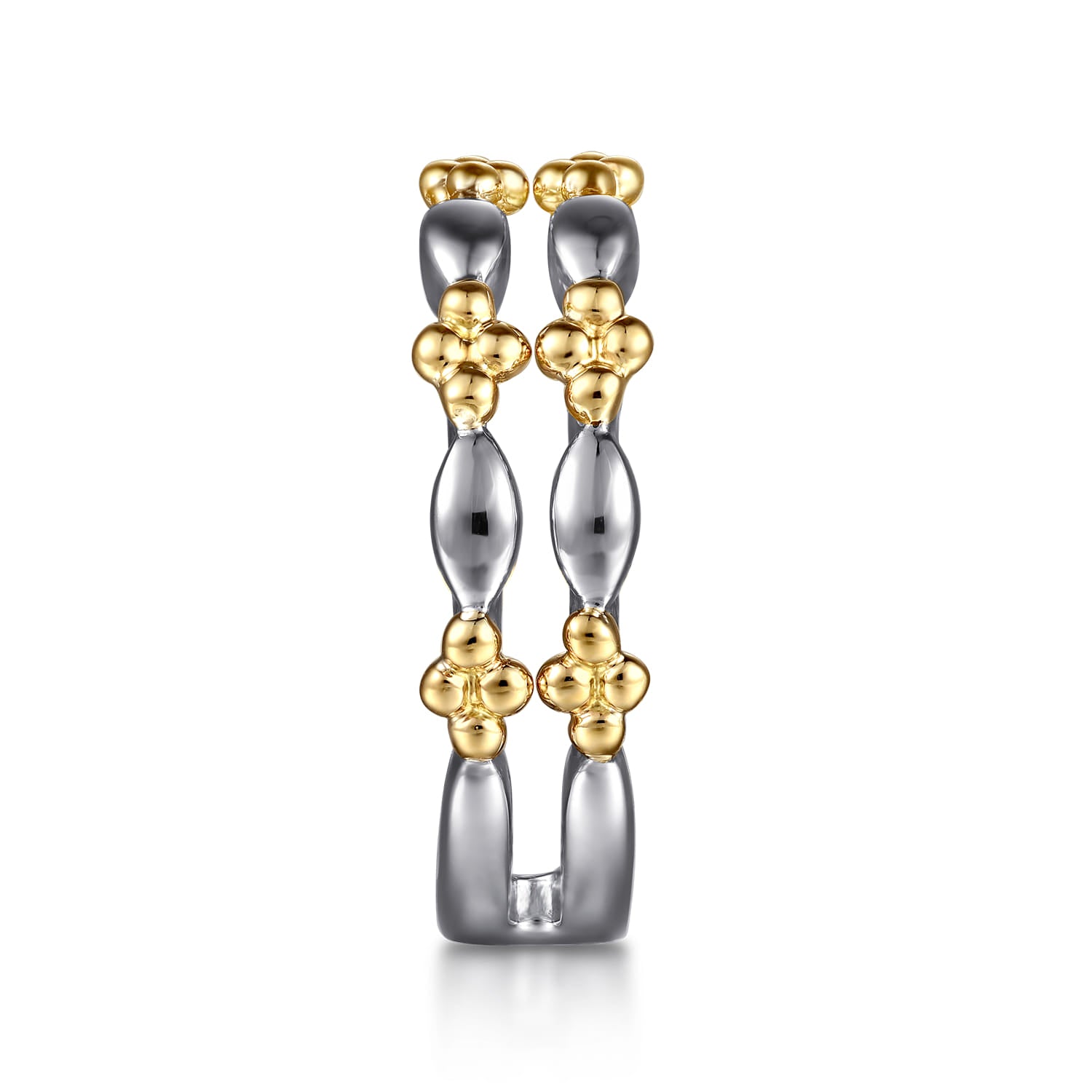 Gabriel & Co. Wide Band Easy-Stack Bujukan Ring