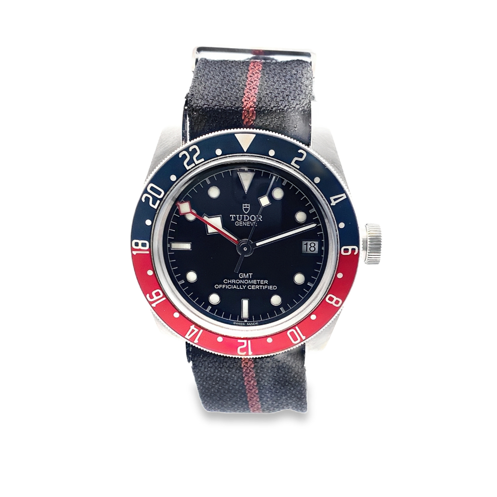 Pre-owned Tudor Black Bay GMT