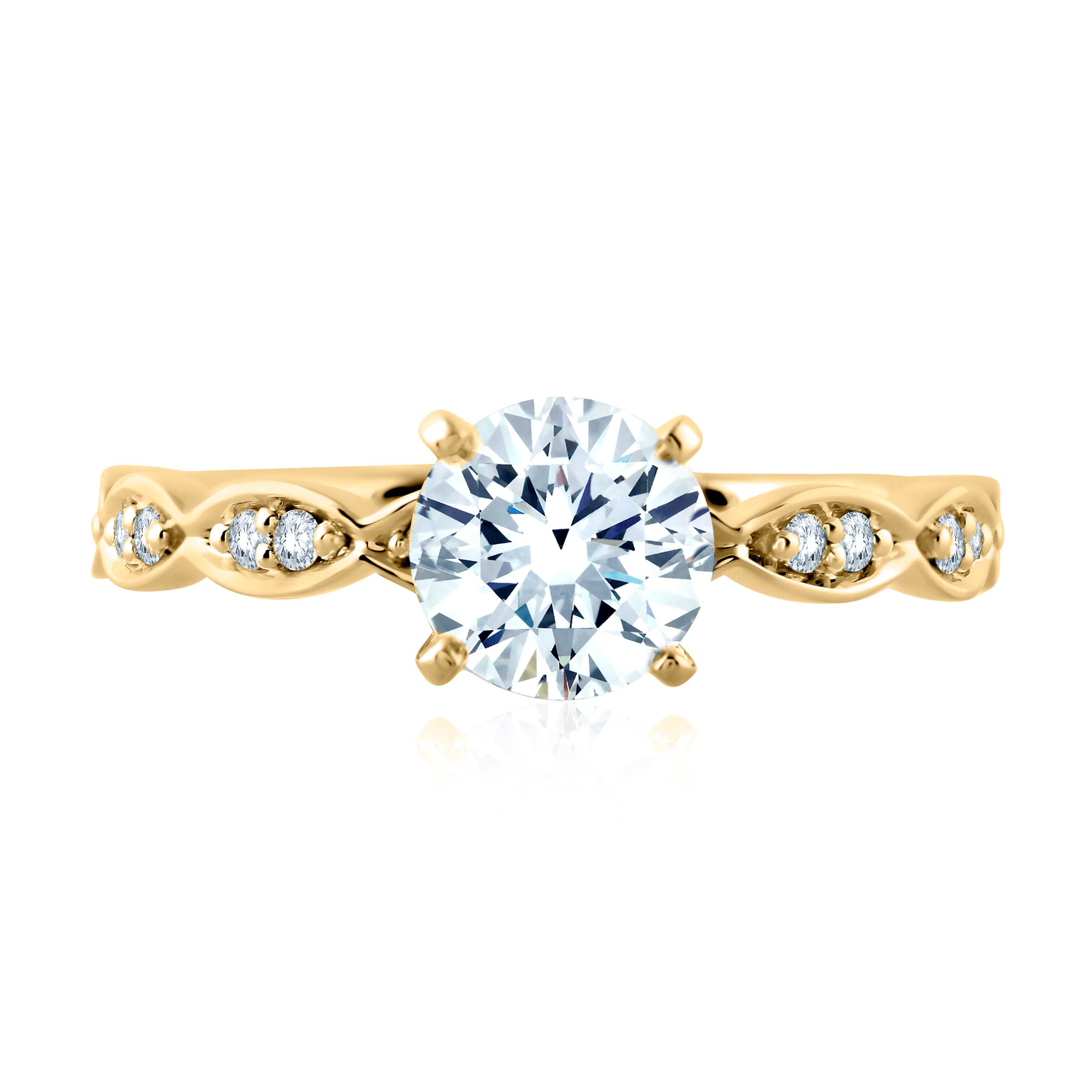 A.JAFFE Diamond Engagement Ring