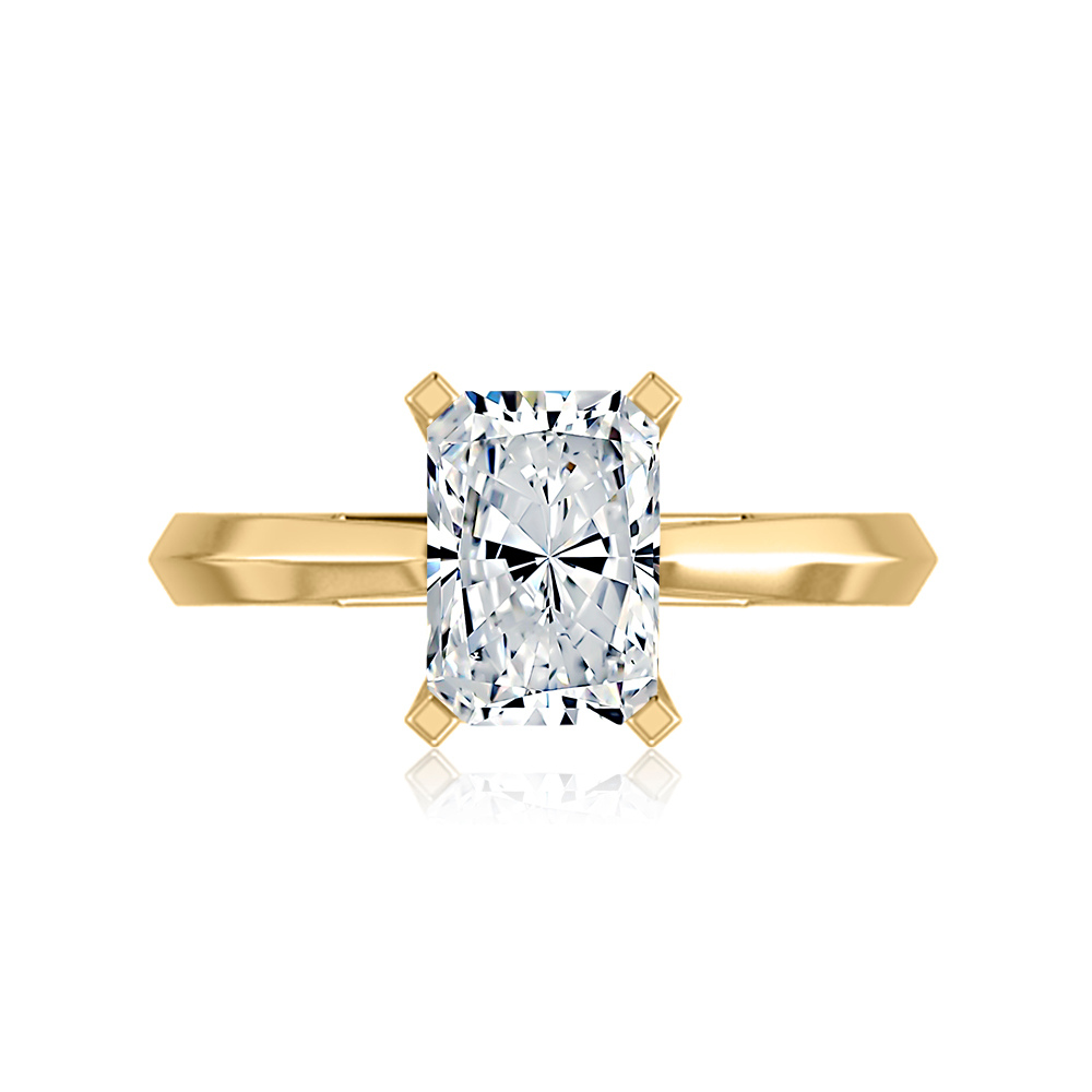 A.JAFFE Solitaire Engagement Ring with Surprise Diamonds