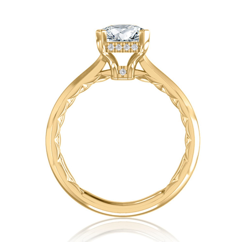 A.JAFFE Solitaire Engagement Ring with Surprise Diamonds