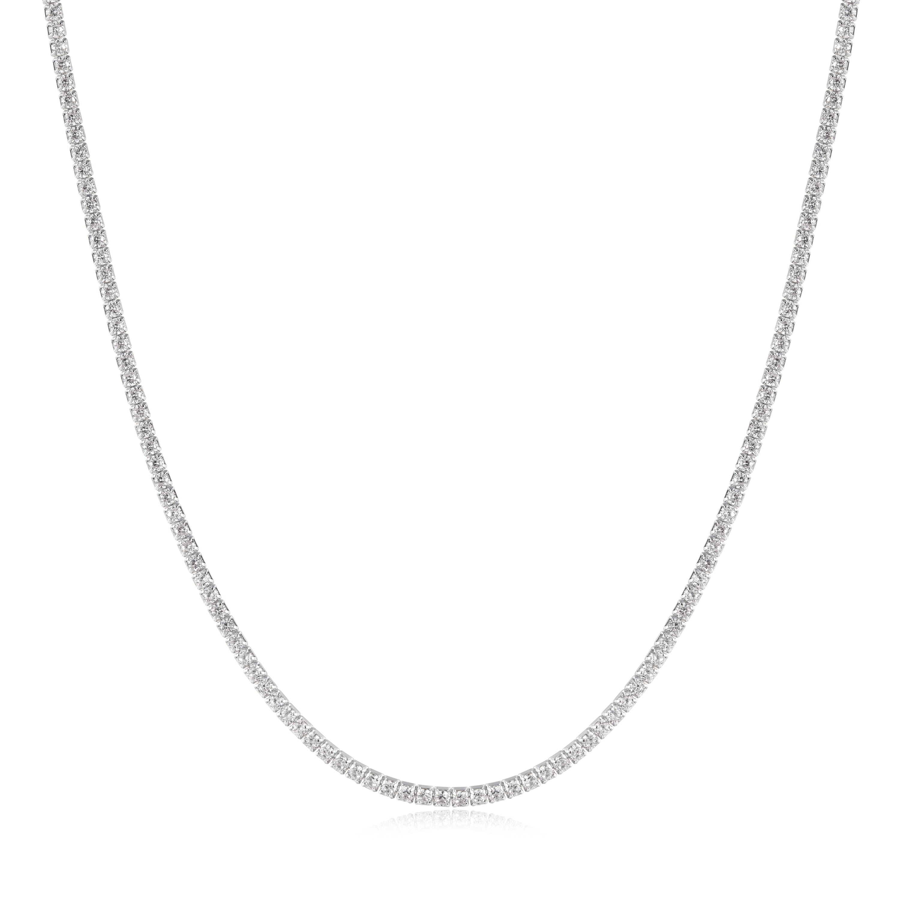 Silver Pave Necklace
Sterling Silver
15 inches


This sterling si