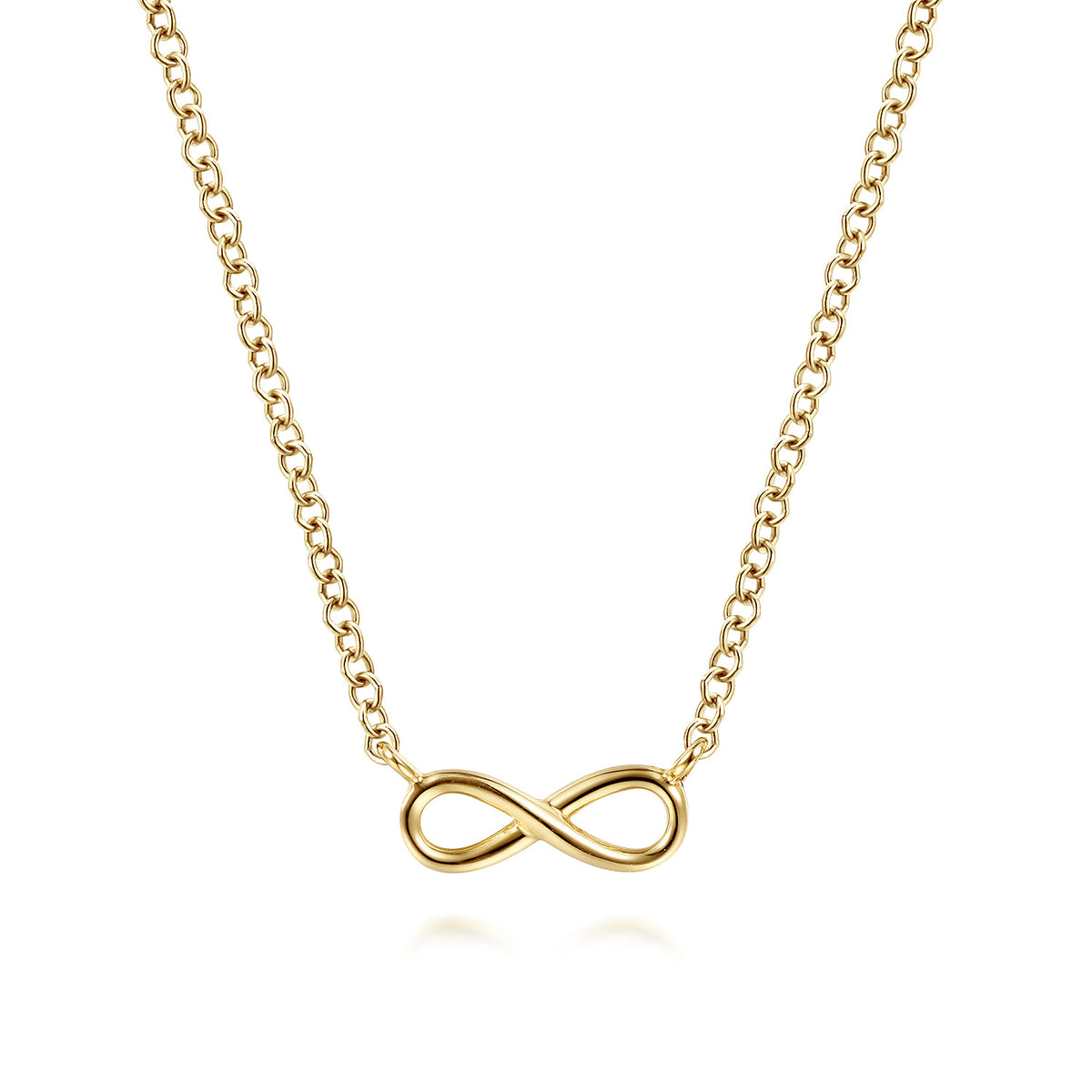 Gabriel & Co. Gold Infinity Necklace
