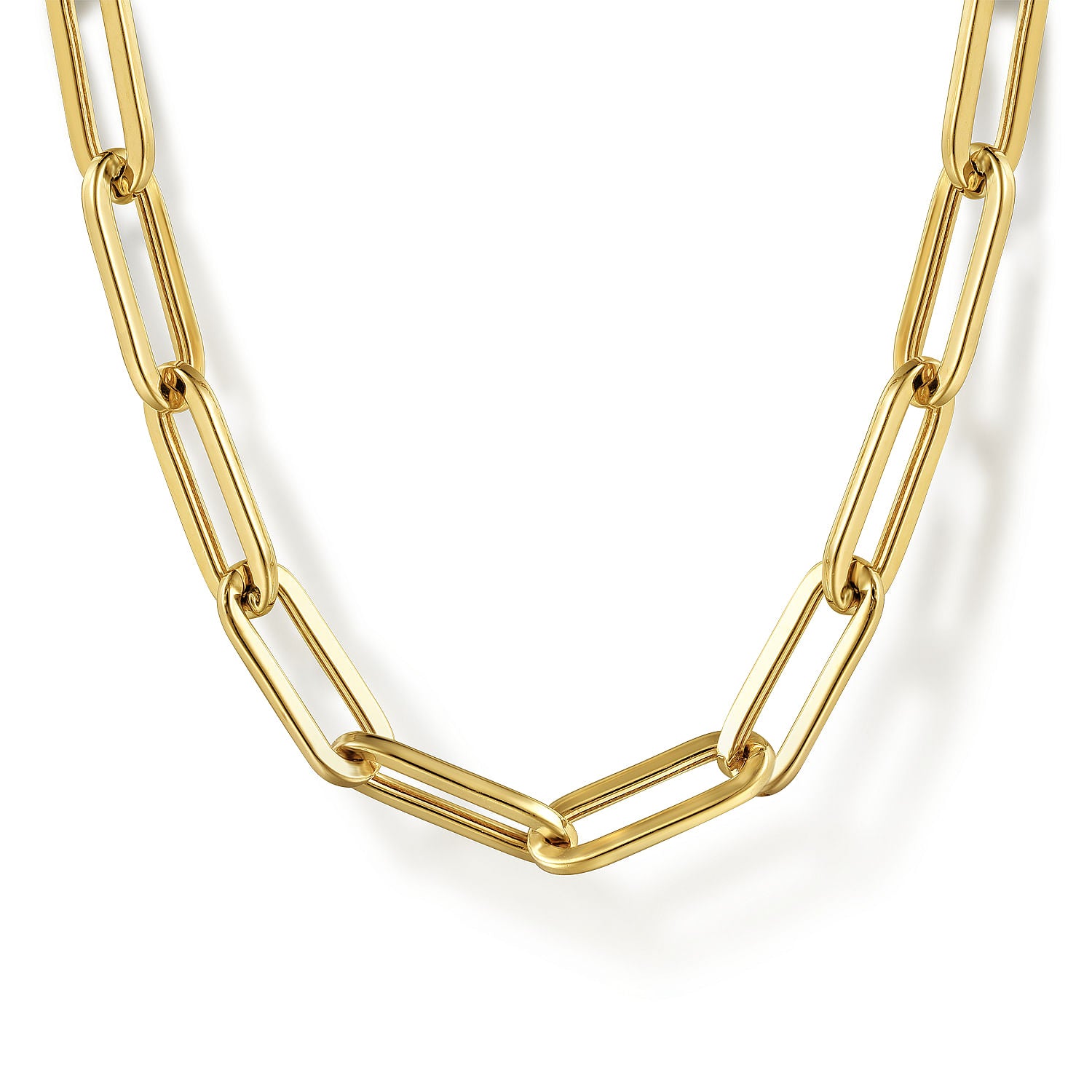 Gabriel & Co. Paper Clip Chain Necklace