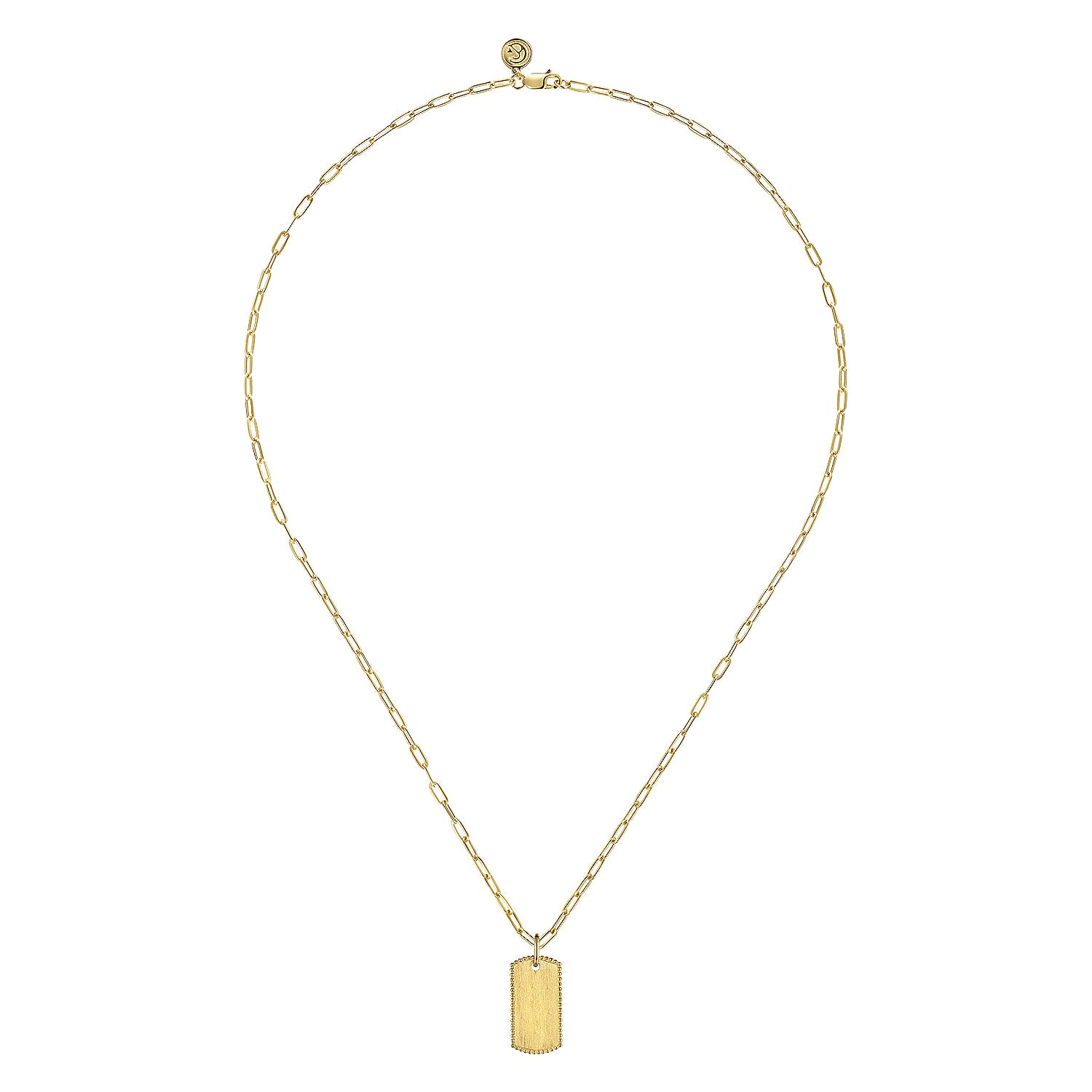 Gabriel & Co. Bujukan Dog Tag Pendant