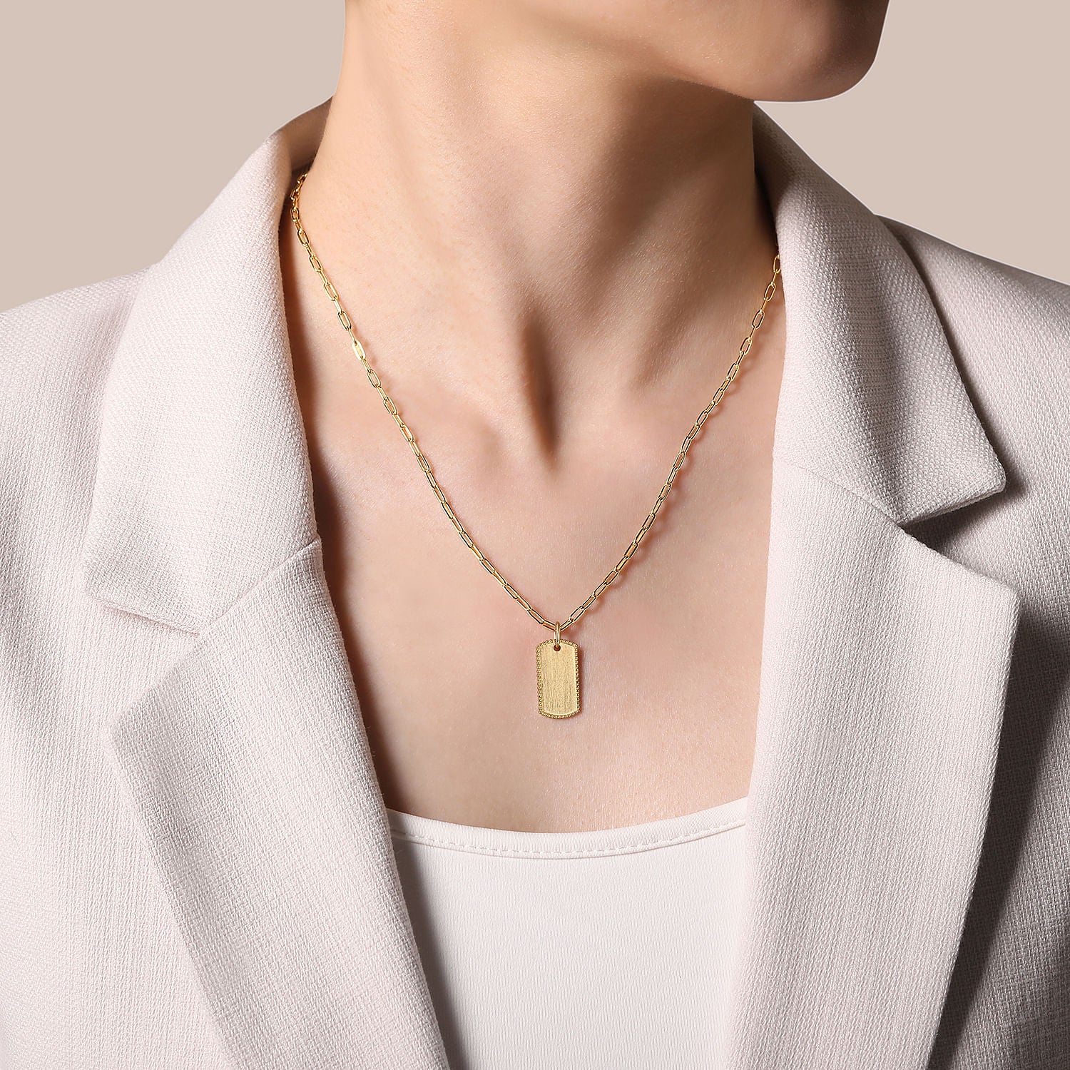 Gabriel & Co. Bujukan Dog Tag Pendant