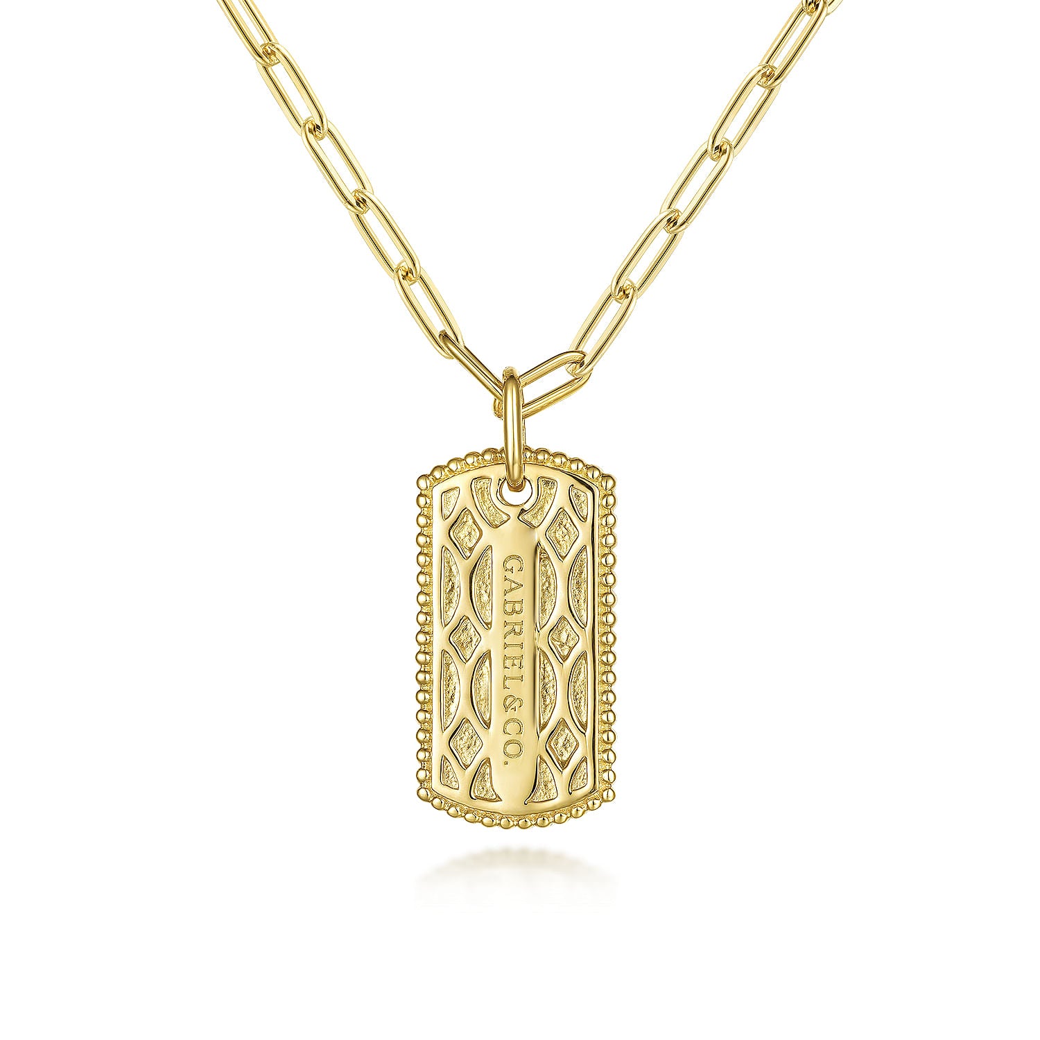 Gabriel & Co. Bujukan Dog Tag Pendant