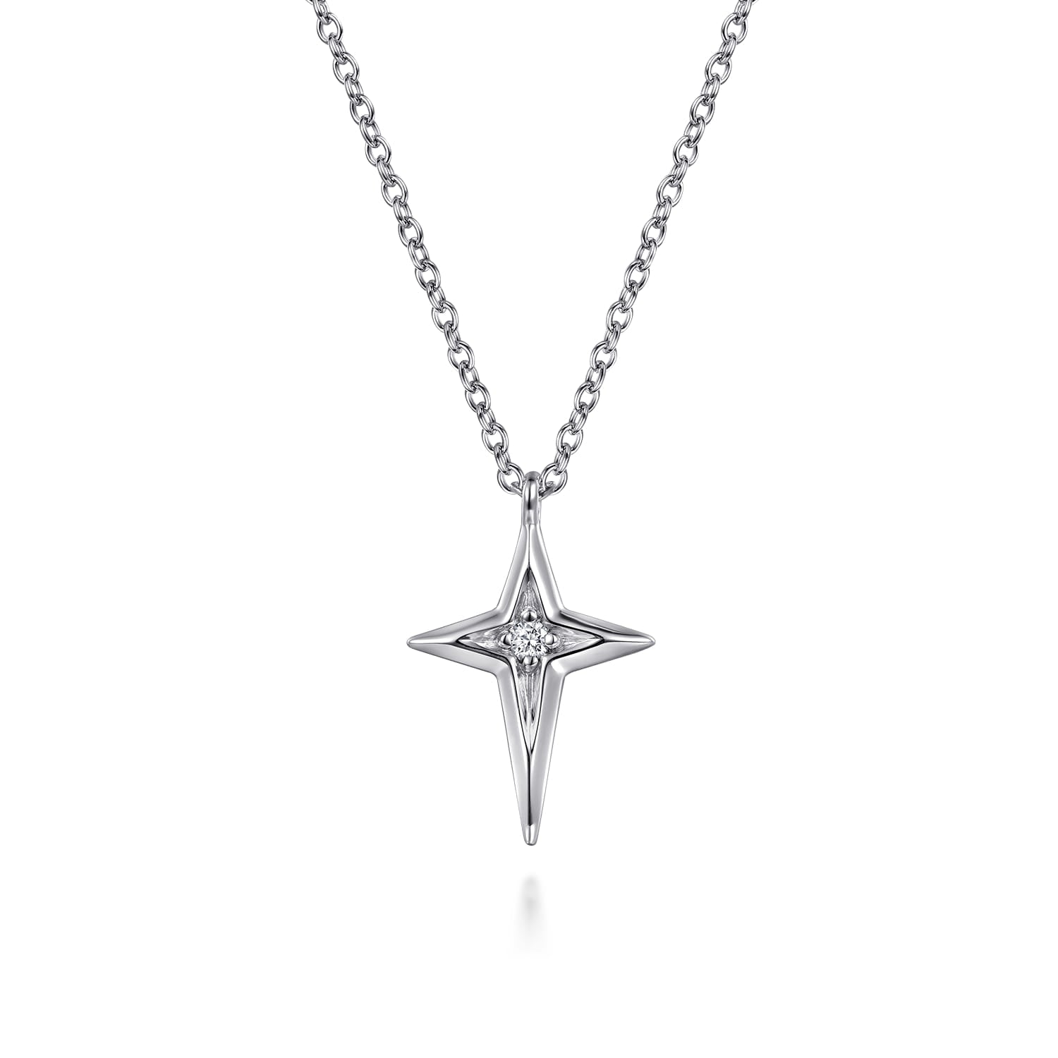 Gabriel & Co. Bujukan Diamond Cross Pendant