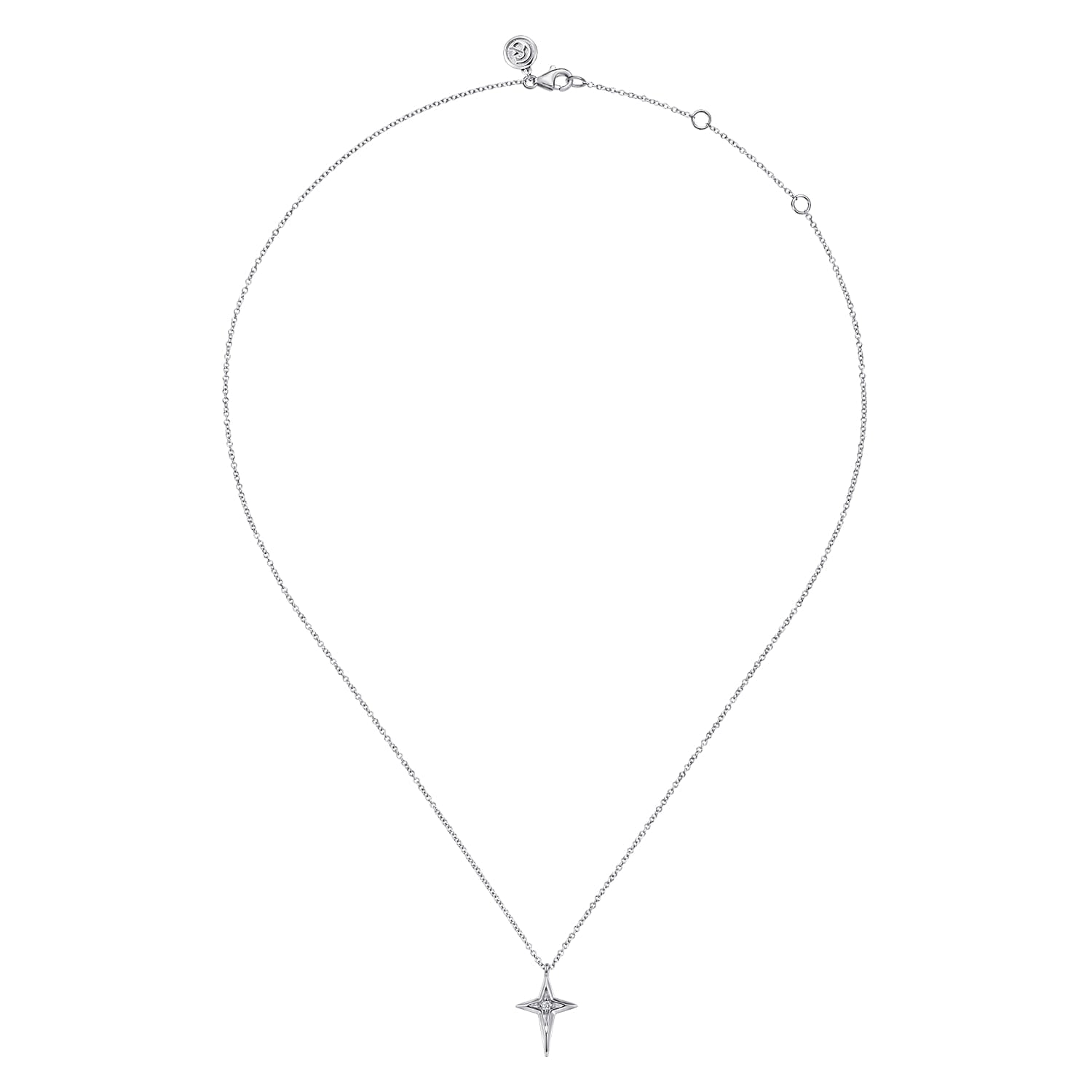 Gabriel & Co. Bujukan Diamond Cross Pendant