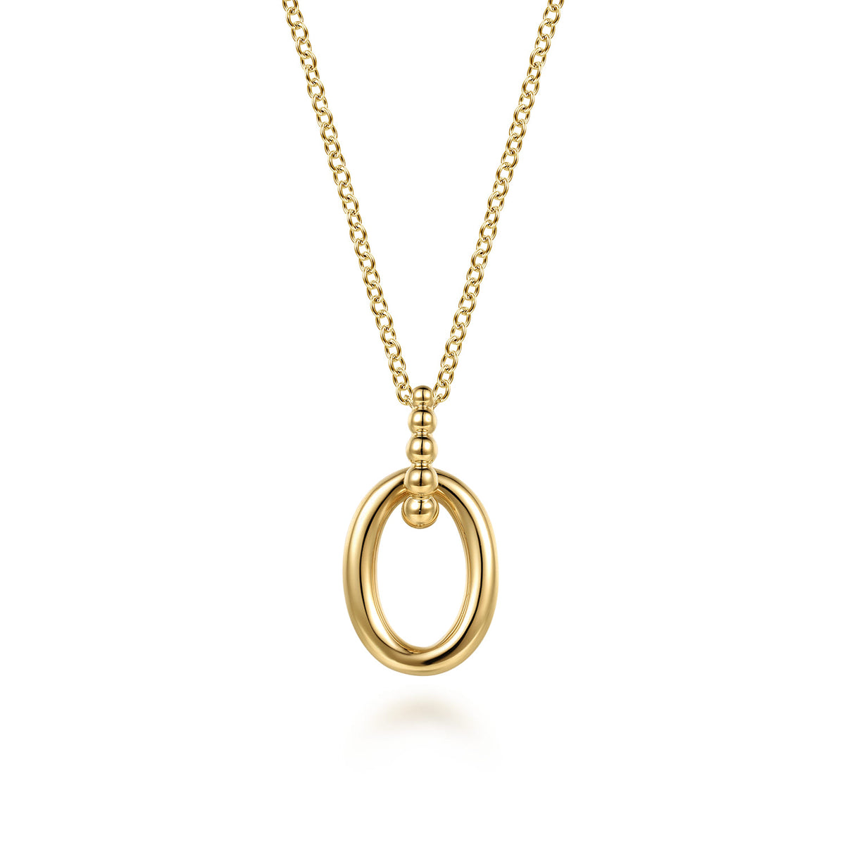Gabriel & Co. Oval Ring Bujukan Pendant Necklace