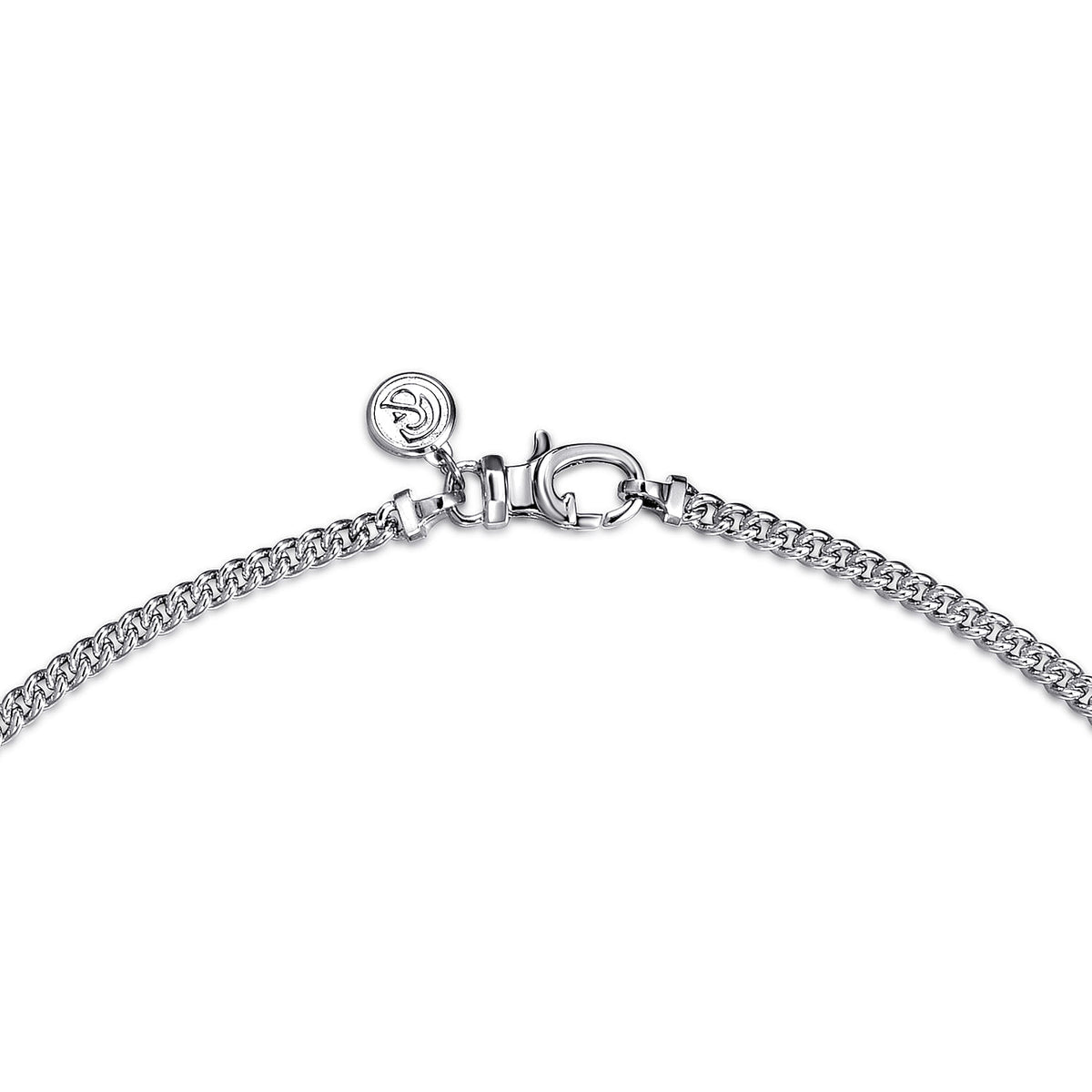 Gabriel & Co. 3mm Men's Solid Link Chain Necklace