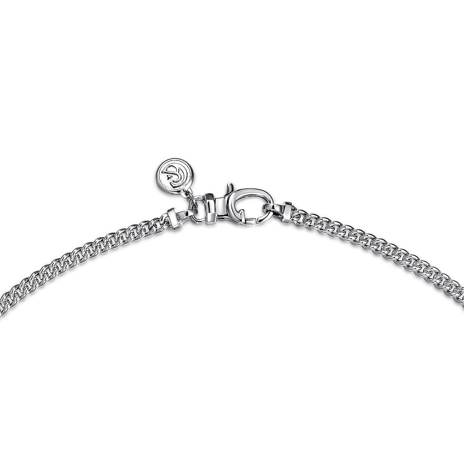 Gabriel & Co. Solid Men's Cuban Link Chain Necklace