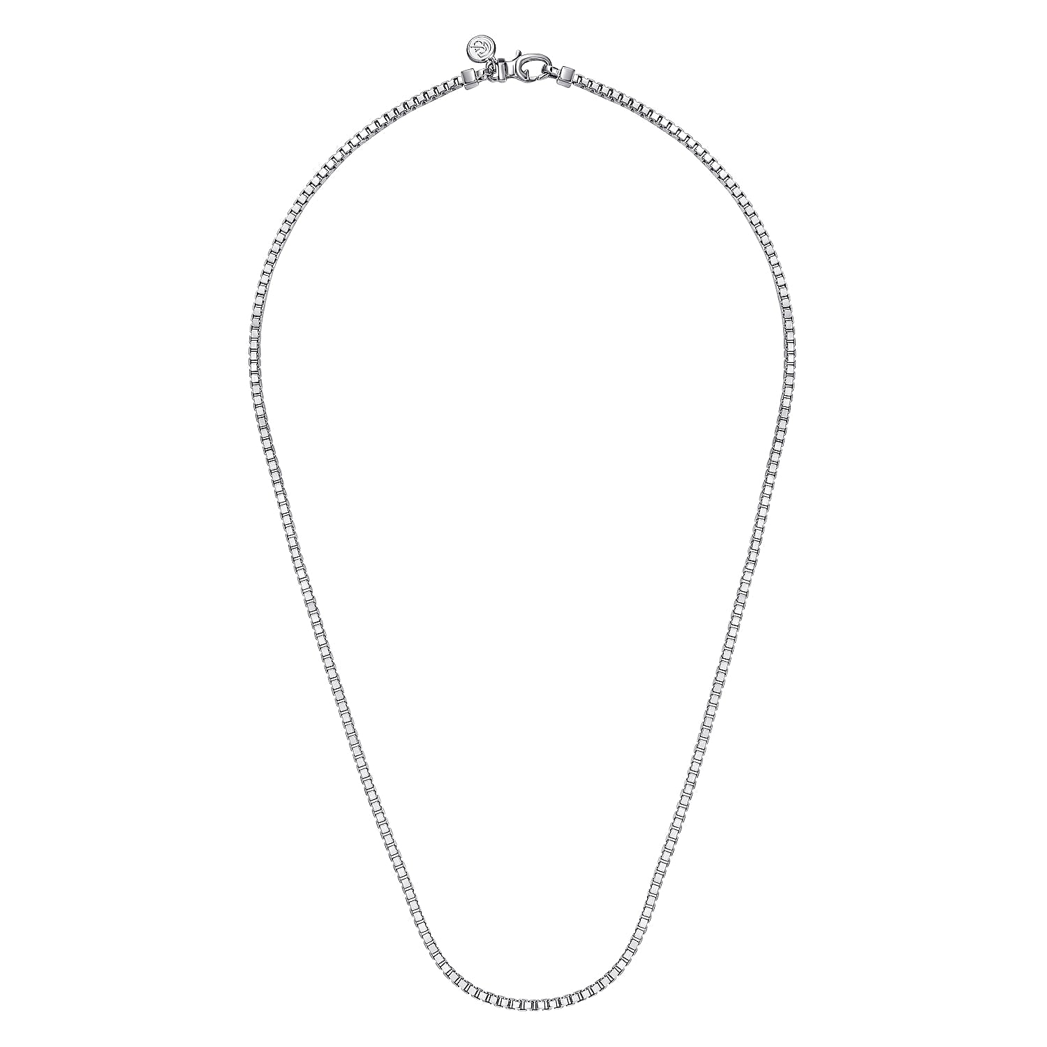 Gabriel & Co. Solid Men's Box Chain Necklace