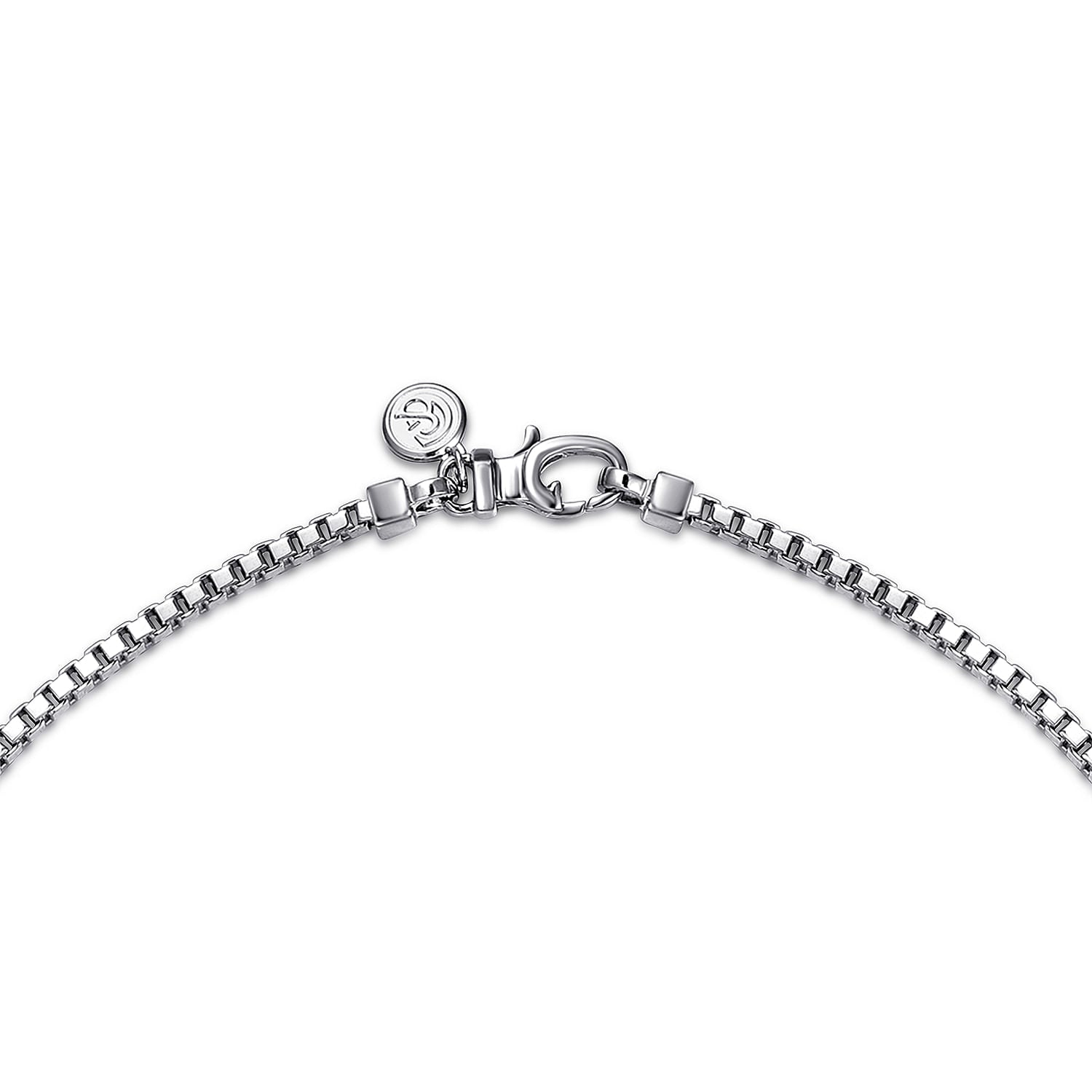 Gabriel & Co. Solid Men's Box Chain Necklace