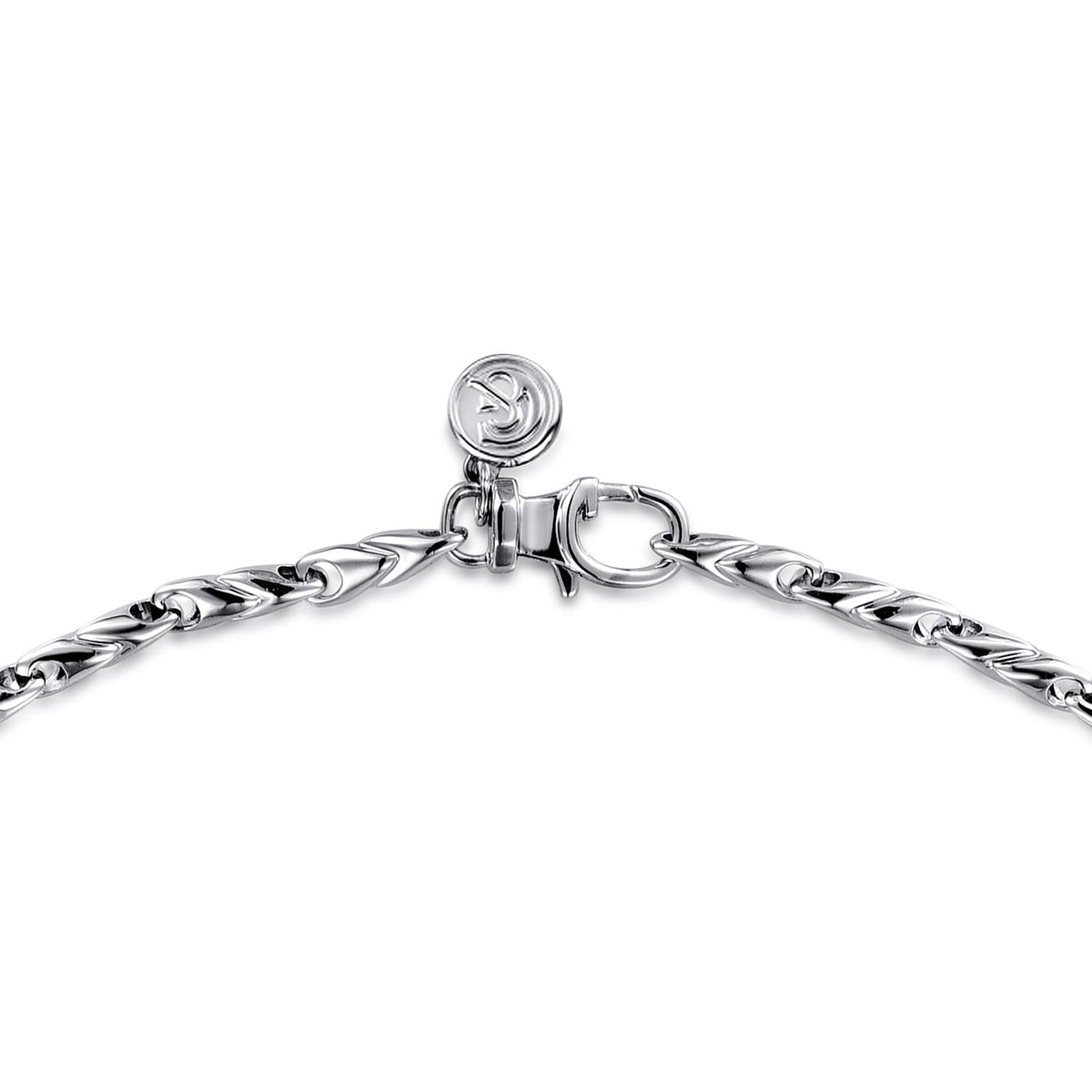 Gabriel & Co. 3.2 mm Men's Hollow Link Chain Necklace