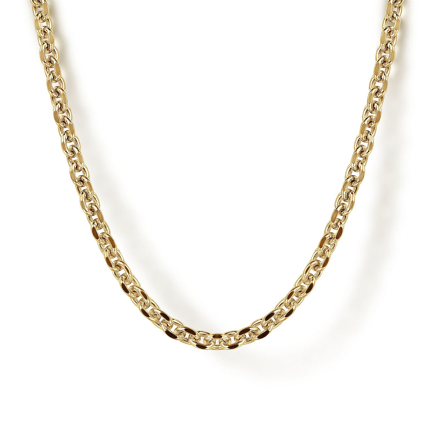Gabriel & Co. Hollow Men's Link Chain Necklace