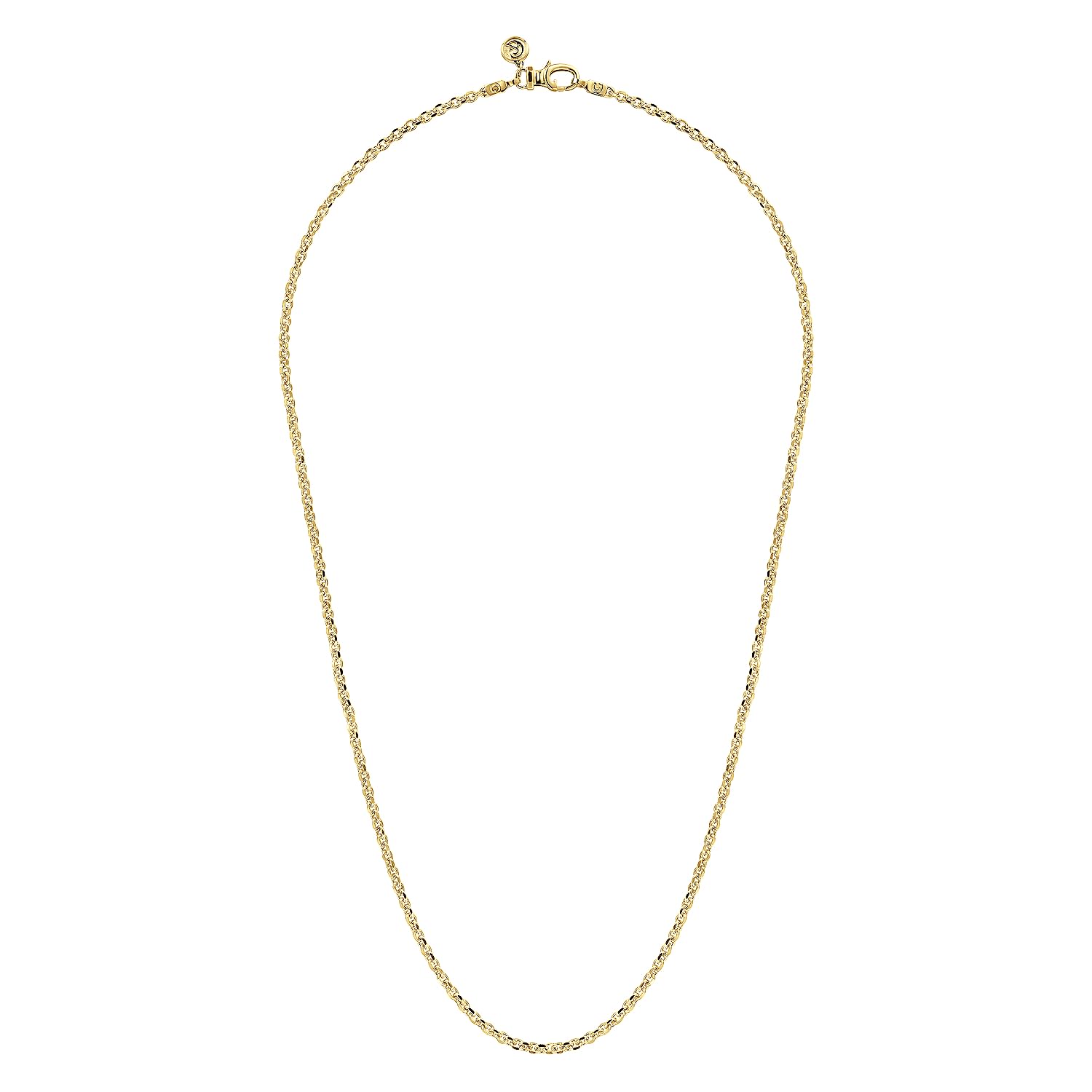 Gabriel & Co. Hollow Men's Link Chain Necklace