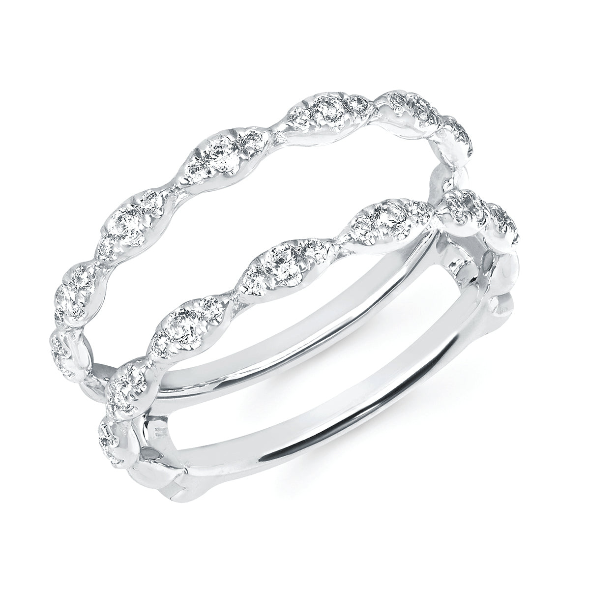 Diamond Bridal Insert Ring