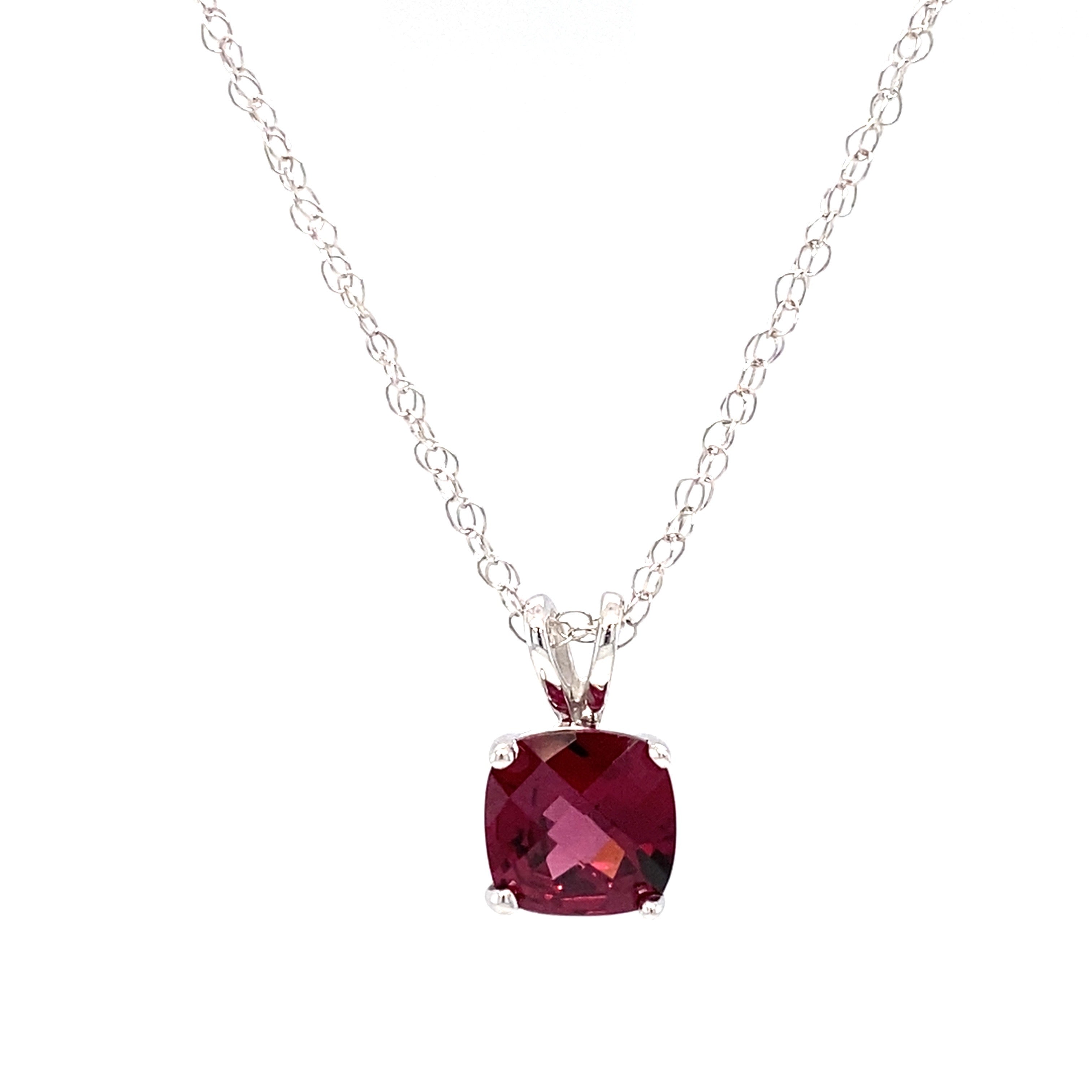 Rhodolite Garnet Pendant