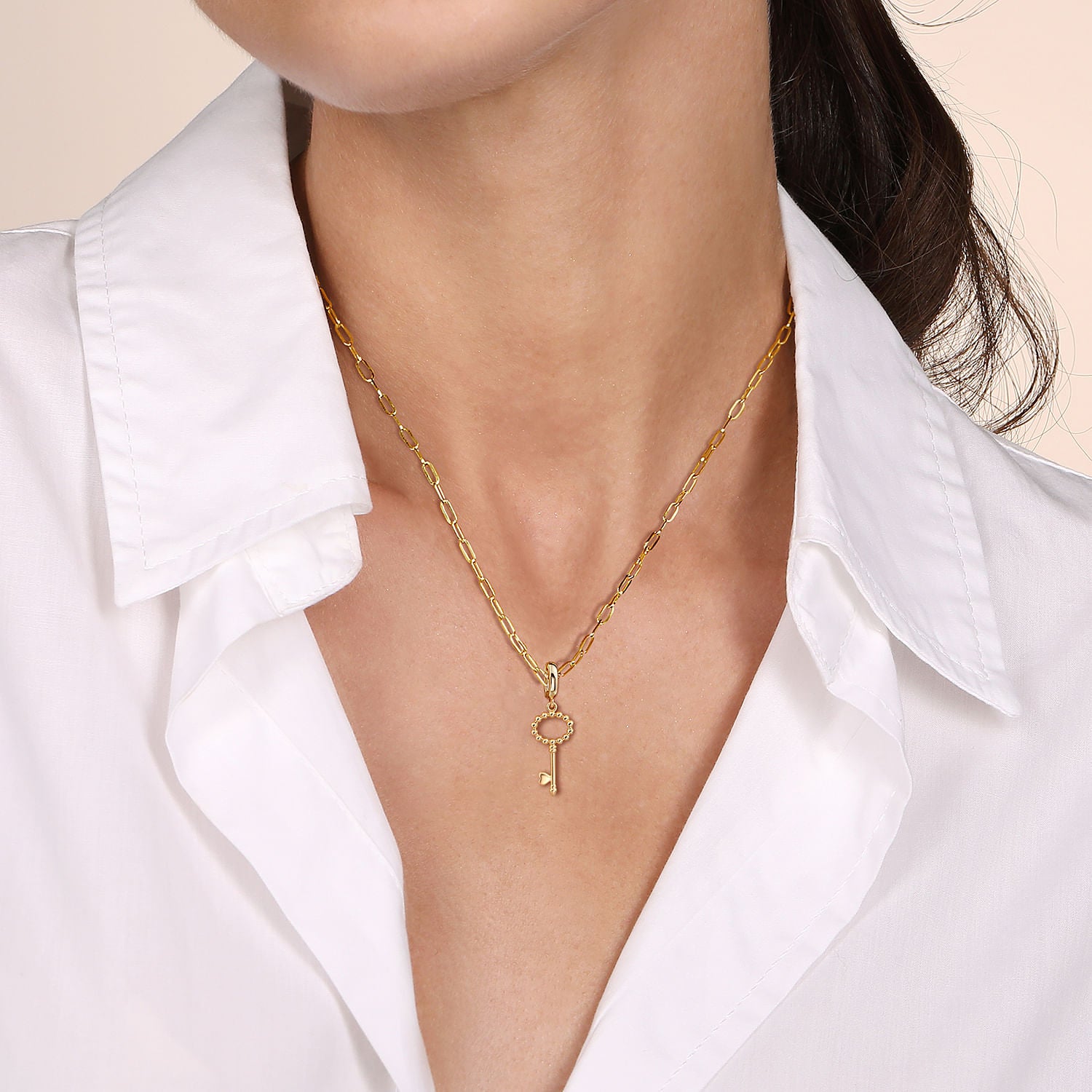 Gabriel & Co. Bujukan Key Charm Pendant