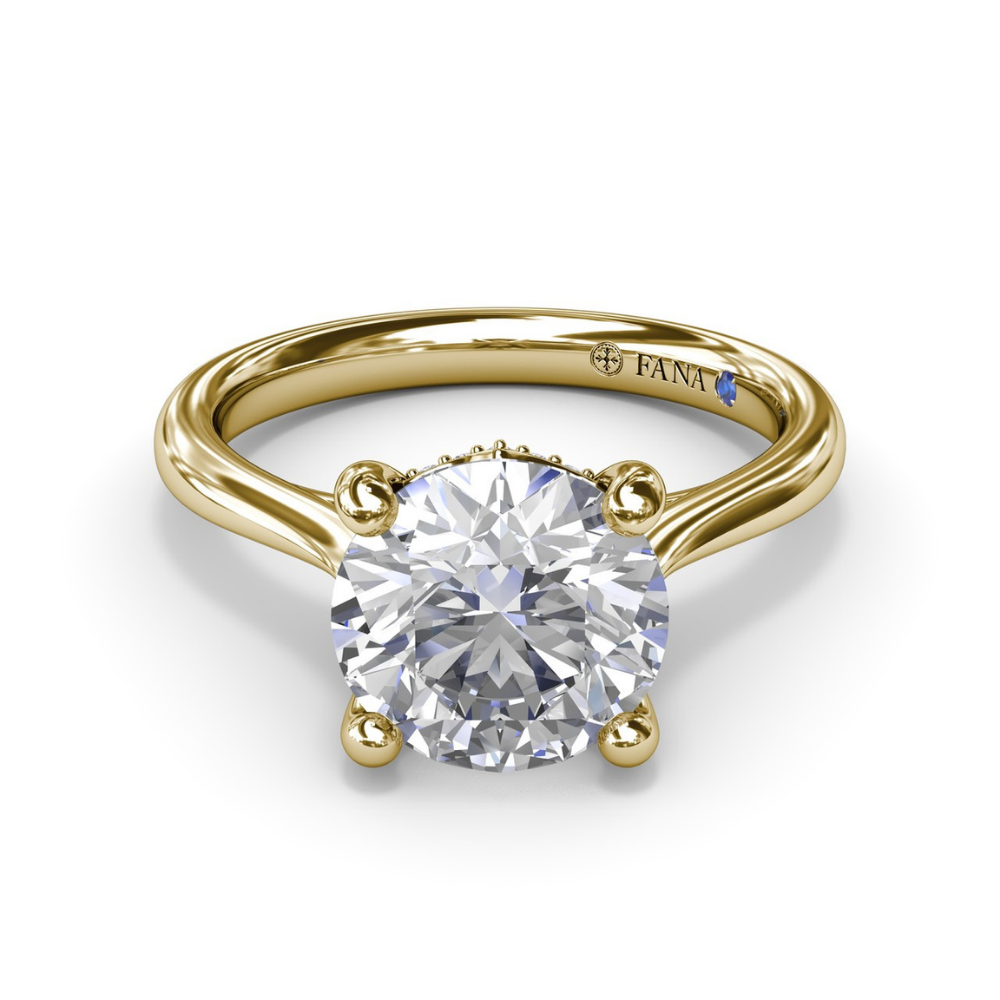 Fana Classic Round Diamond Engagement Ring