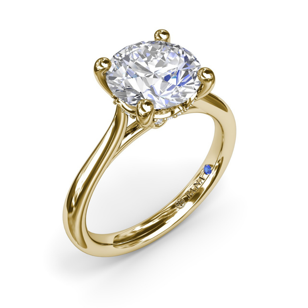 Fana Classic Round Diamond Engagement Ring