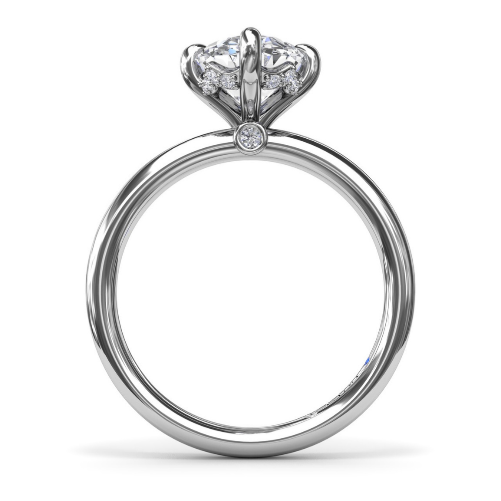 Fana Four Prong Solitaire Diamond Engagement Ring