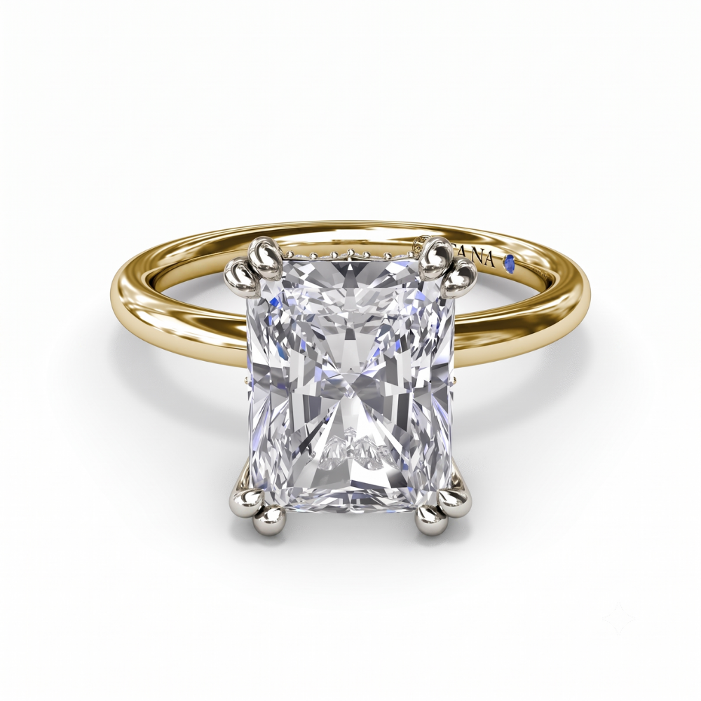 Fana Solitaire Radiant Diamond Engagement Ring