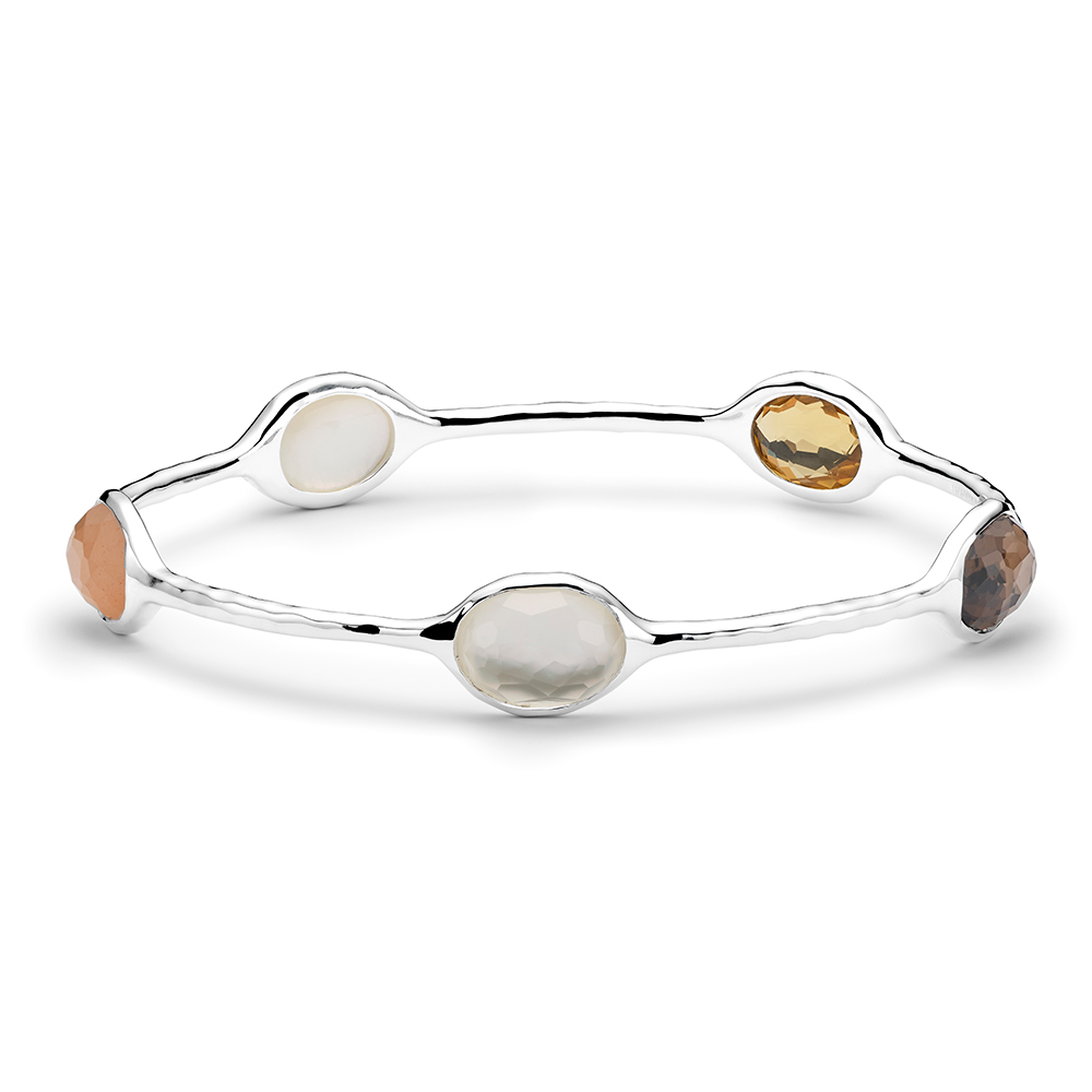 IPPOLITA Rock Candy 5-Stone Bangle in Amaretti