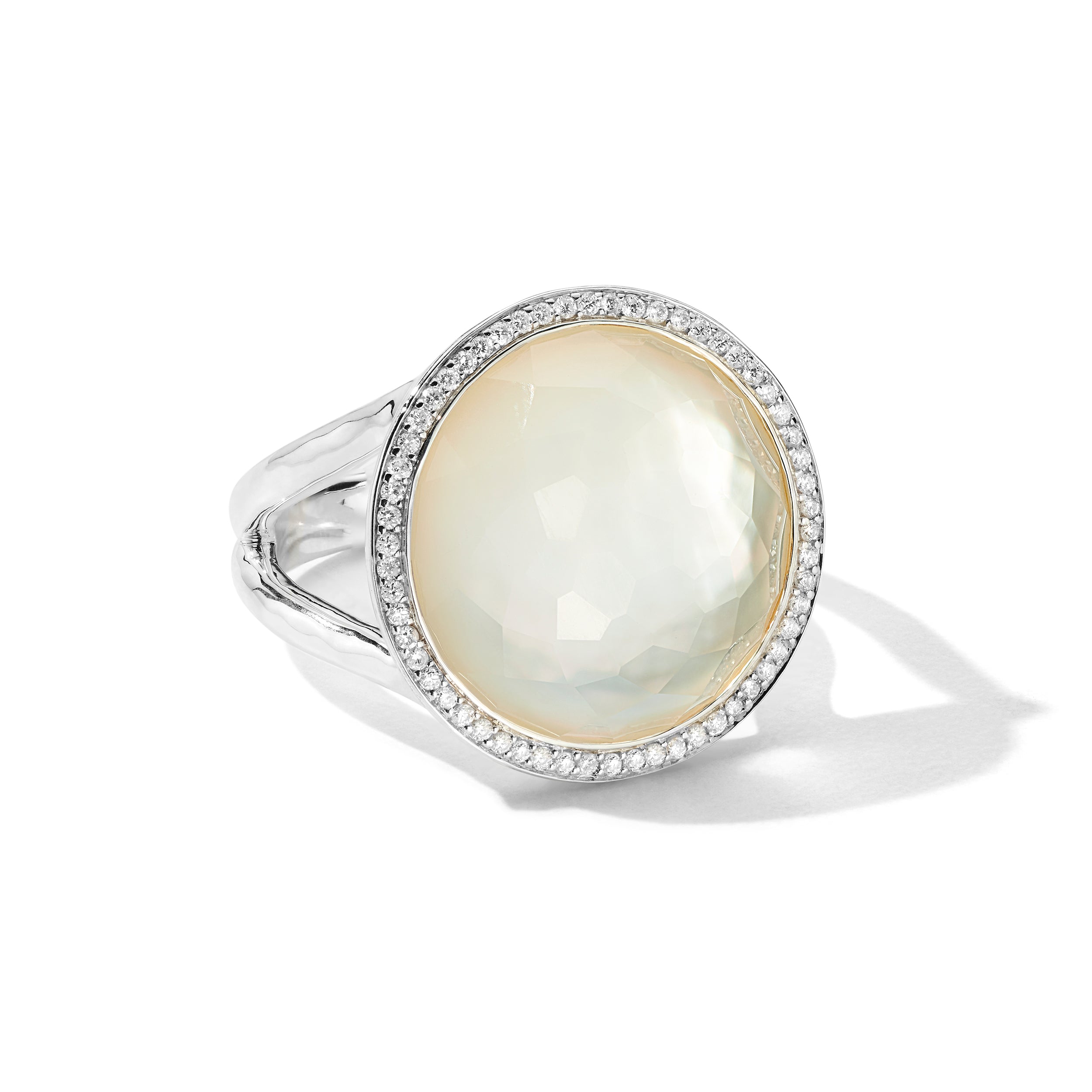 IPPOLITA Lollipop Mother-of-Pearl Doublet Ring in Sterling Silver