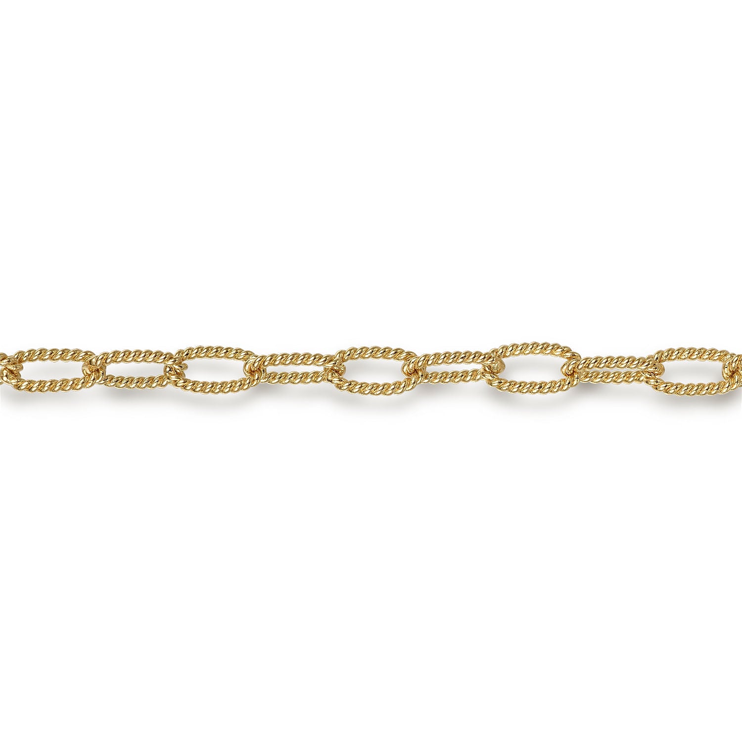 Gabriel & Co.Oval Link Gold Bracelet