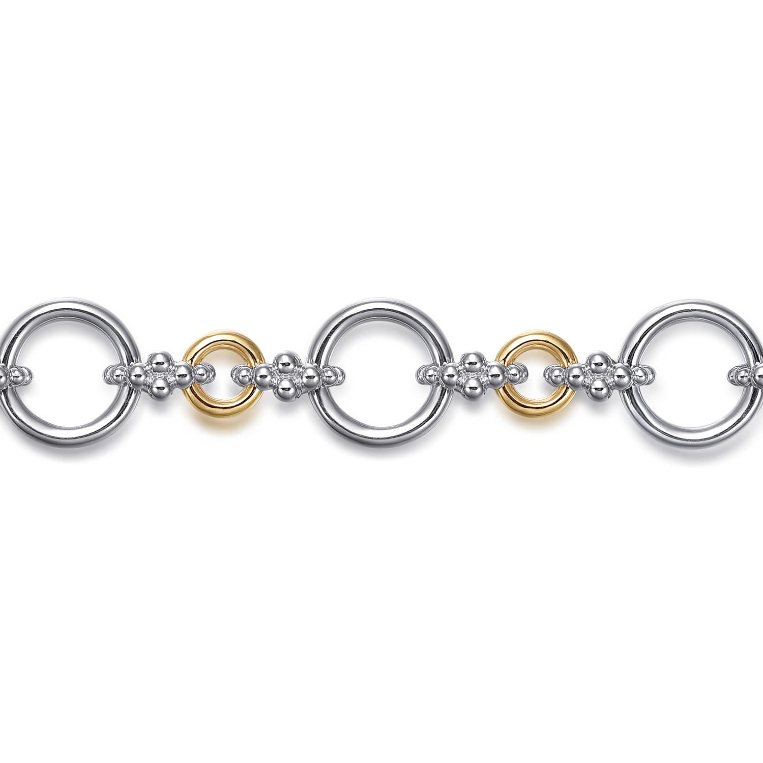 Gabriel & Co. Bujukan Hollow Tube Link Chain Bracelet