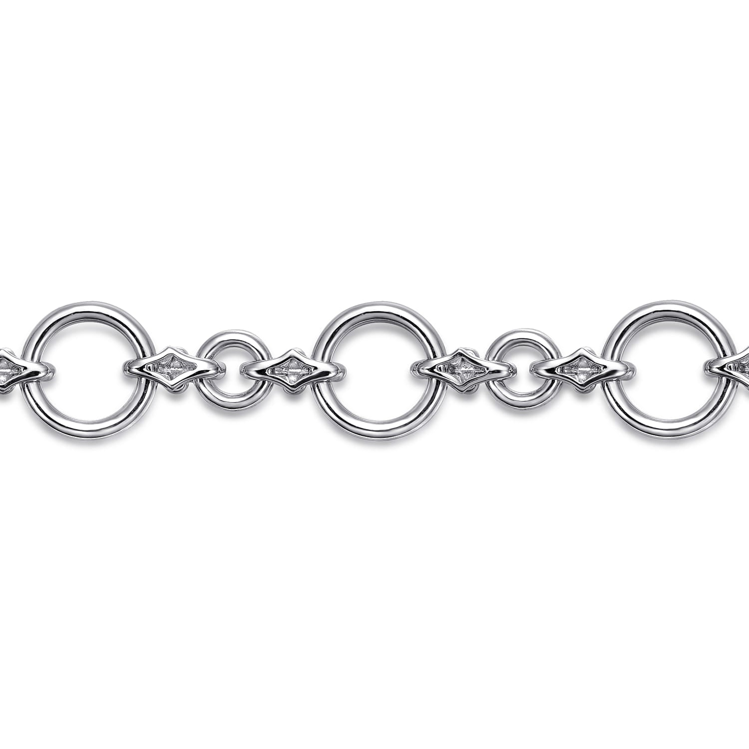 Gabriel & Co. Bujukan Hollow Tube Link Chain Bracelet